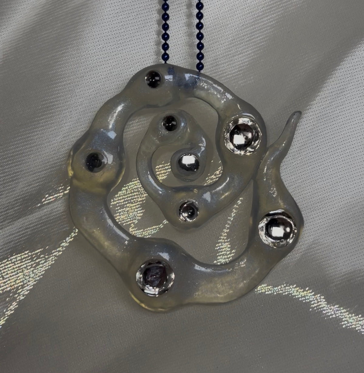 Crystal Spiral Necklace