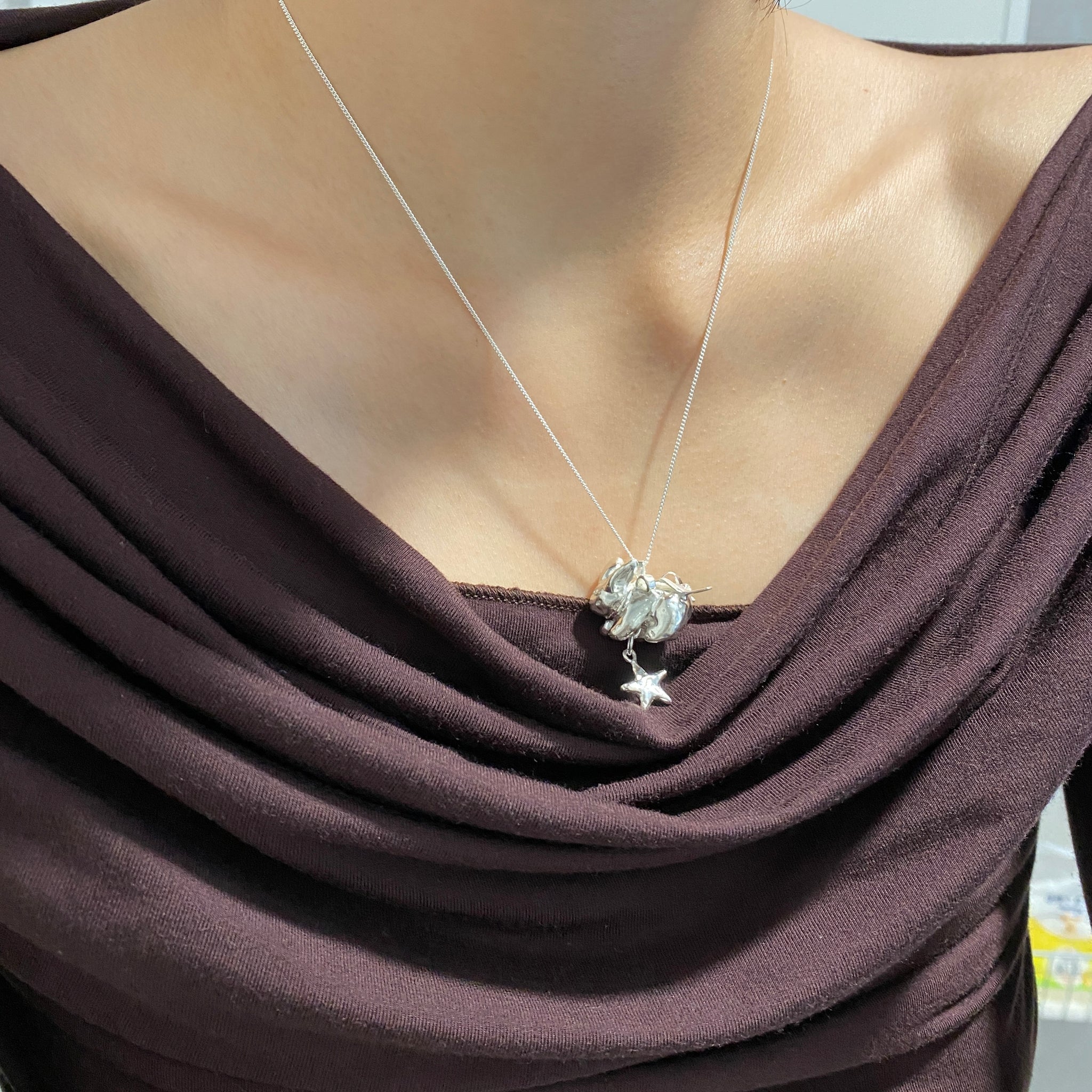 Flying Bunny Necklace