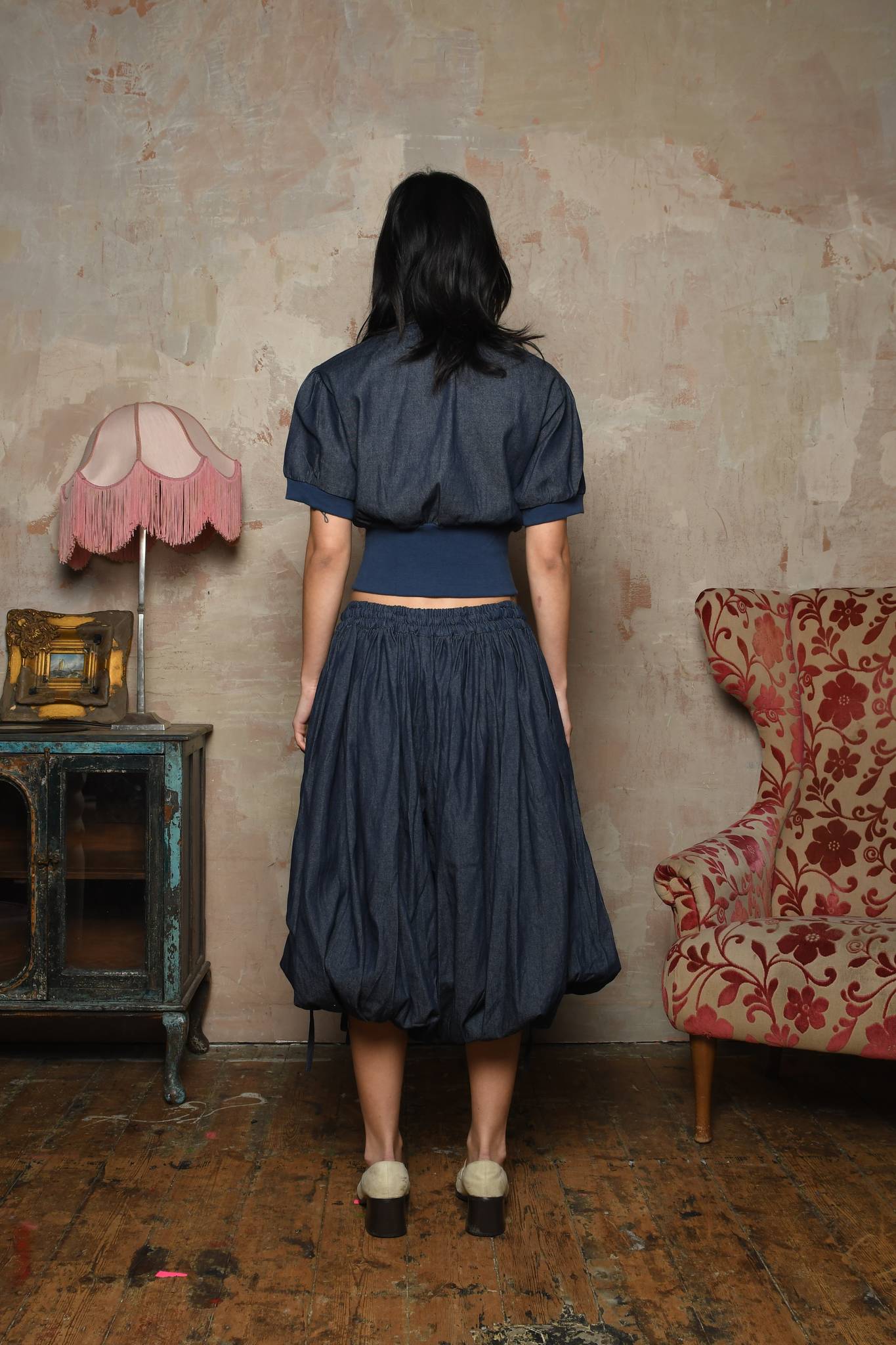 Denim Oshi Capri