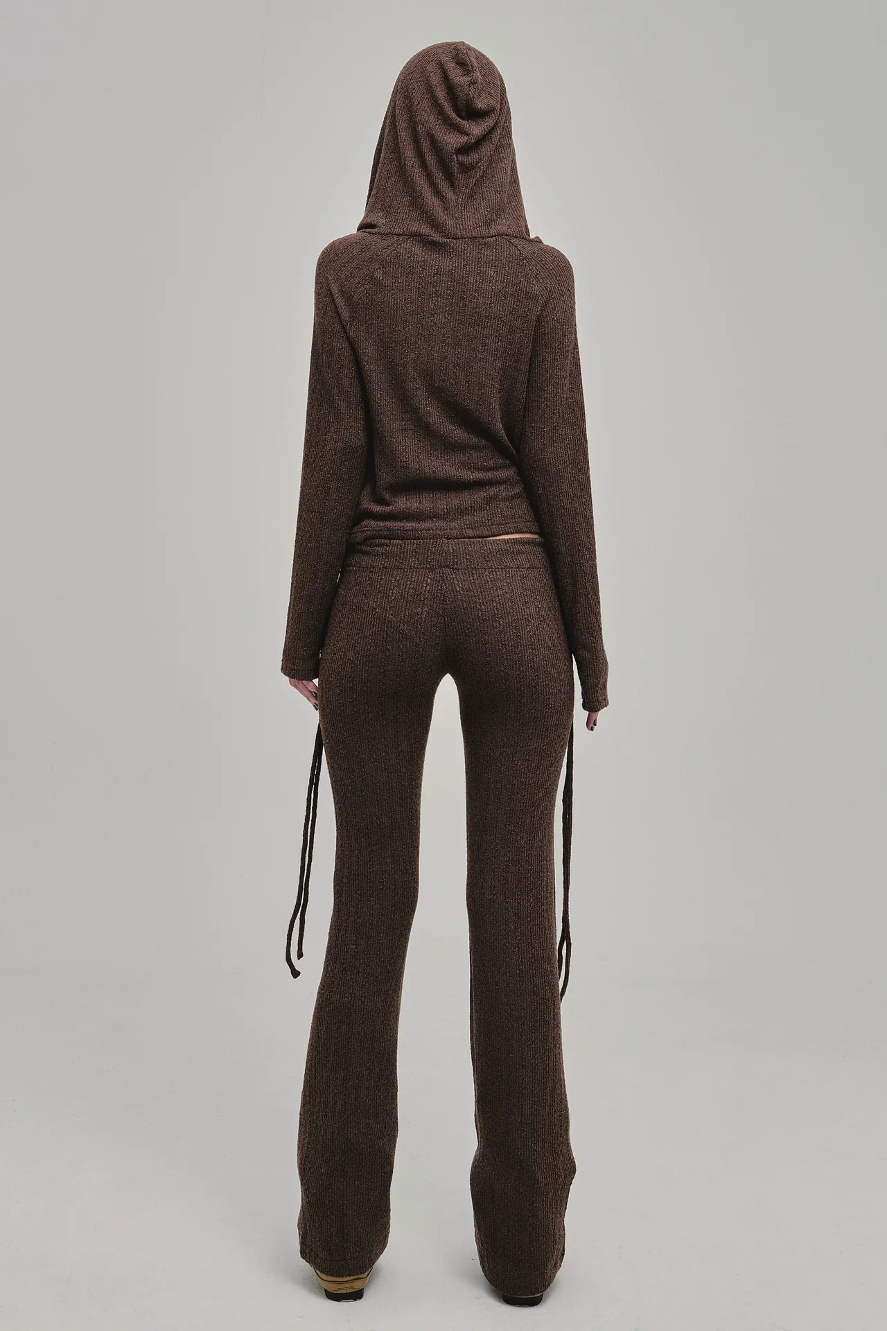 Dazed Knit Pants in Brown