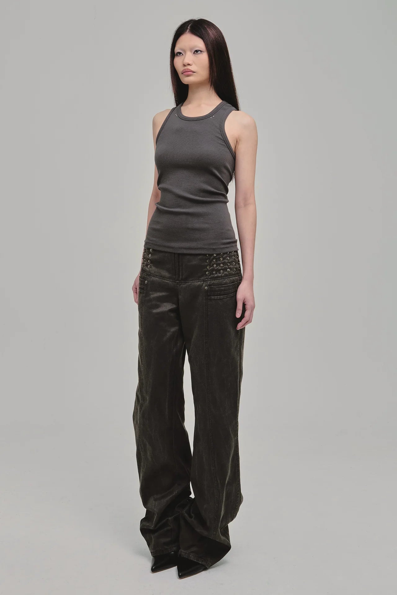 Pierce Tank in Grey