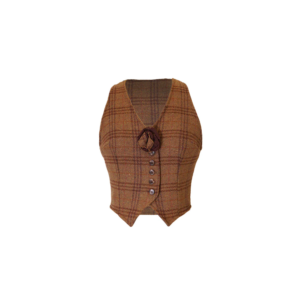 Rosette Wool Vest