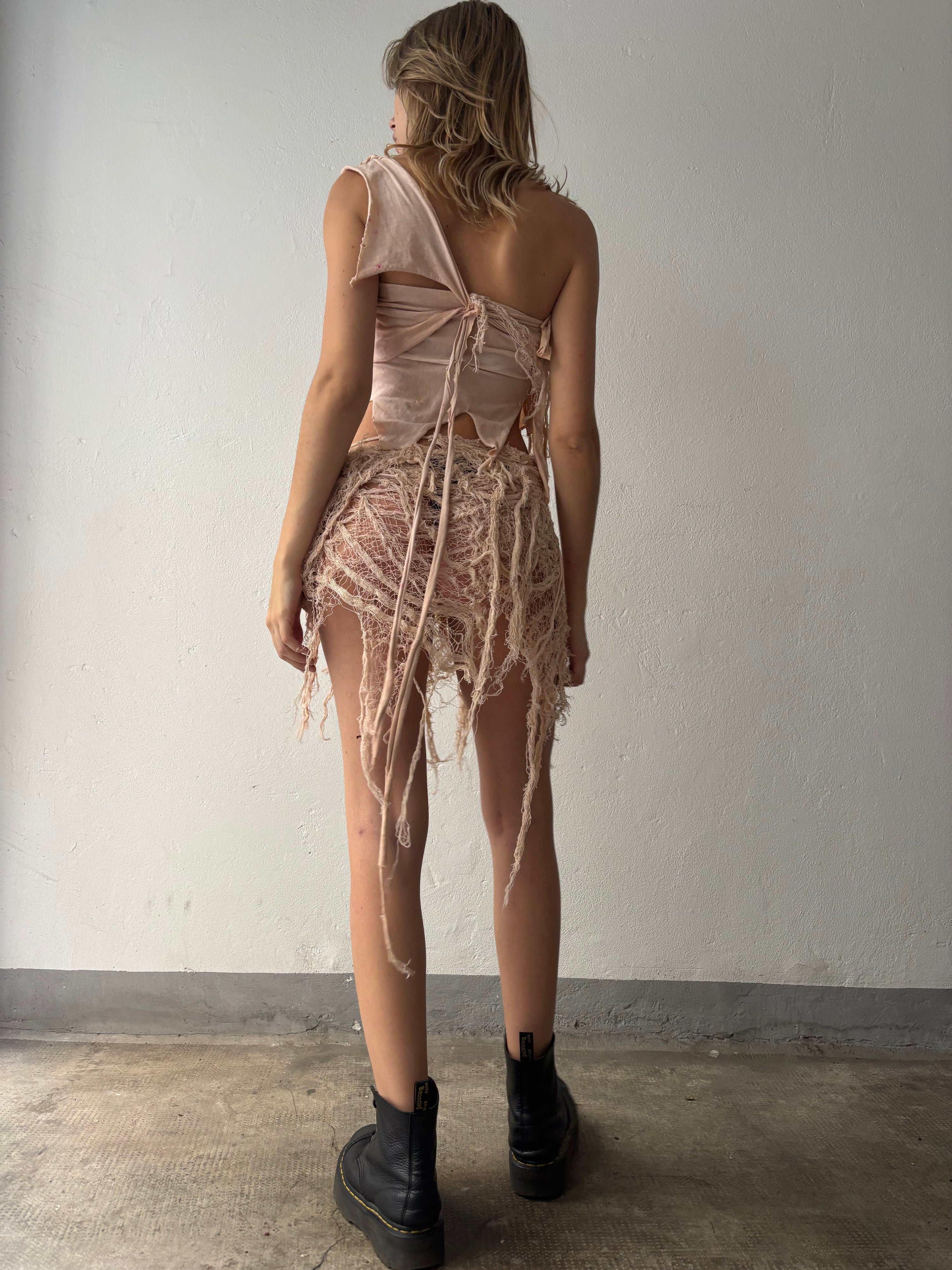 Mermaid Skin Knit Wrap Skirt