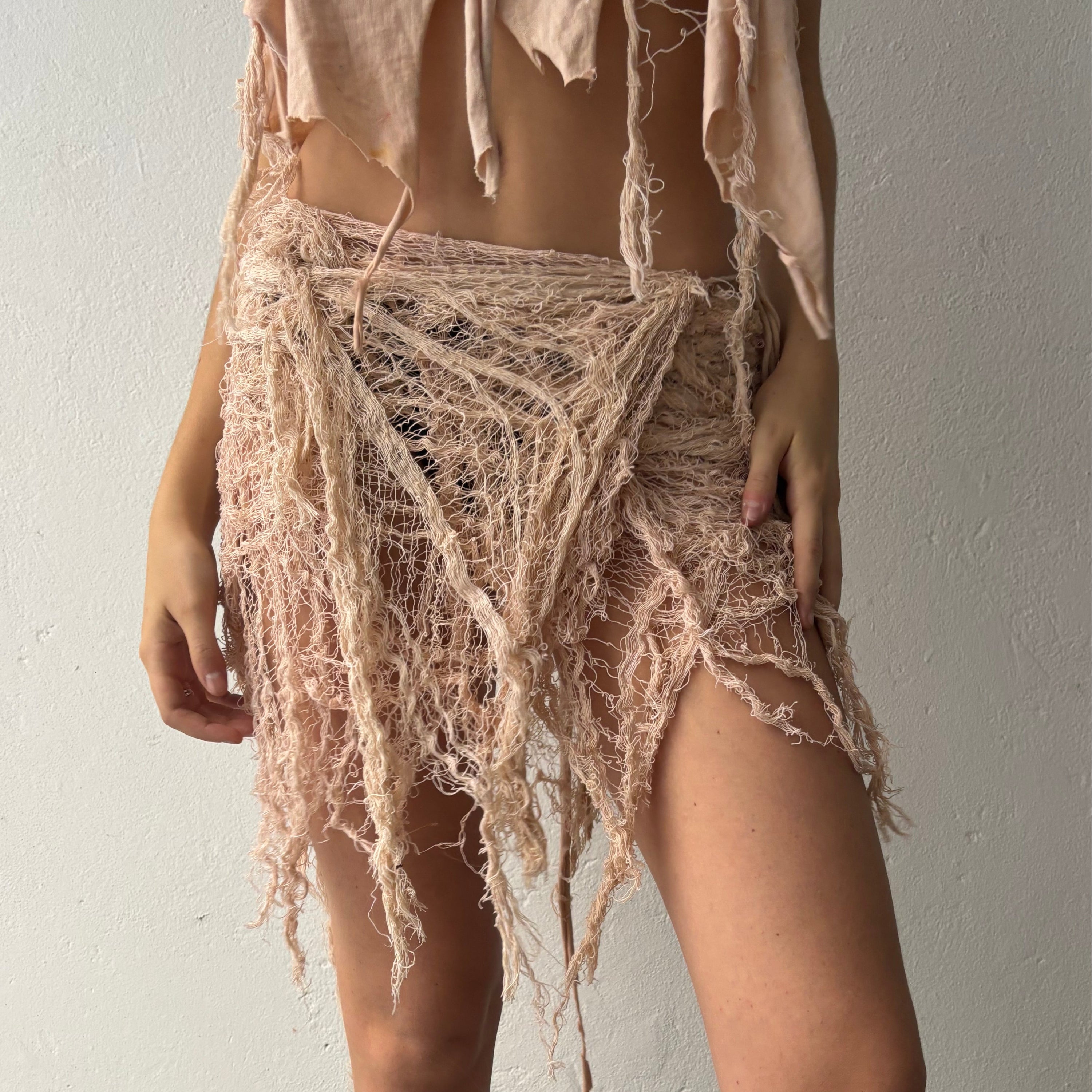 Mermaid Skin Knit Wrap Skirt