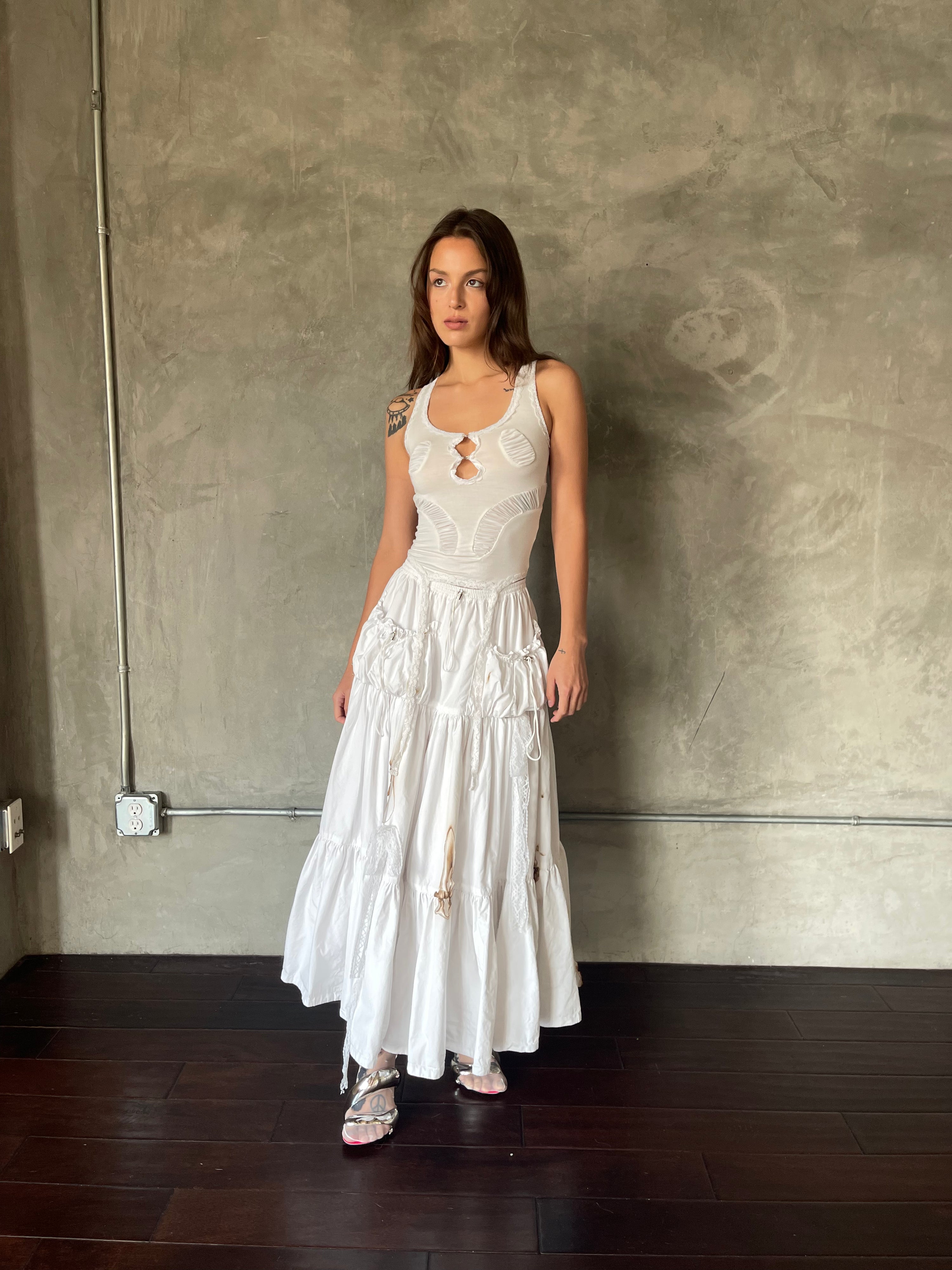 Maxirock mit dicken Taschen