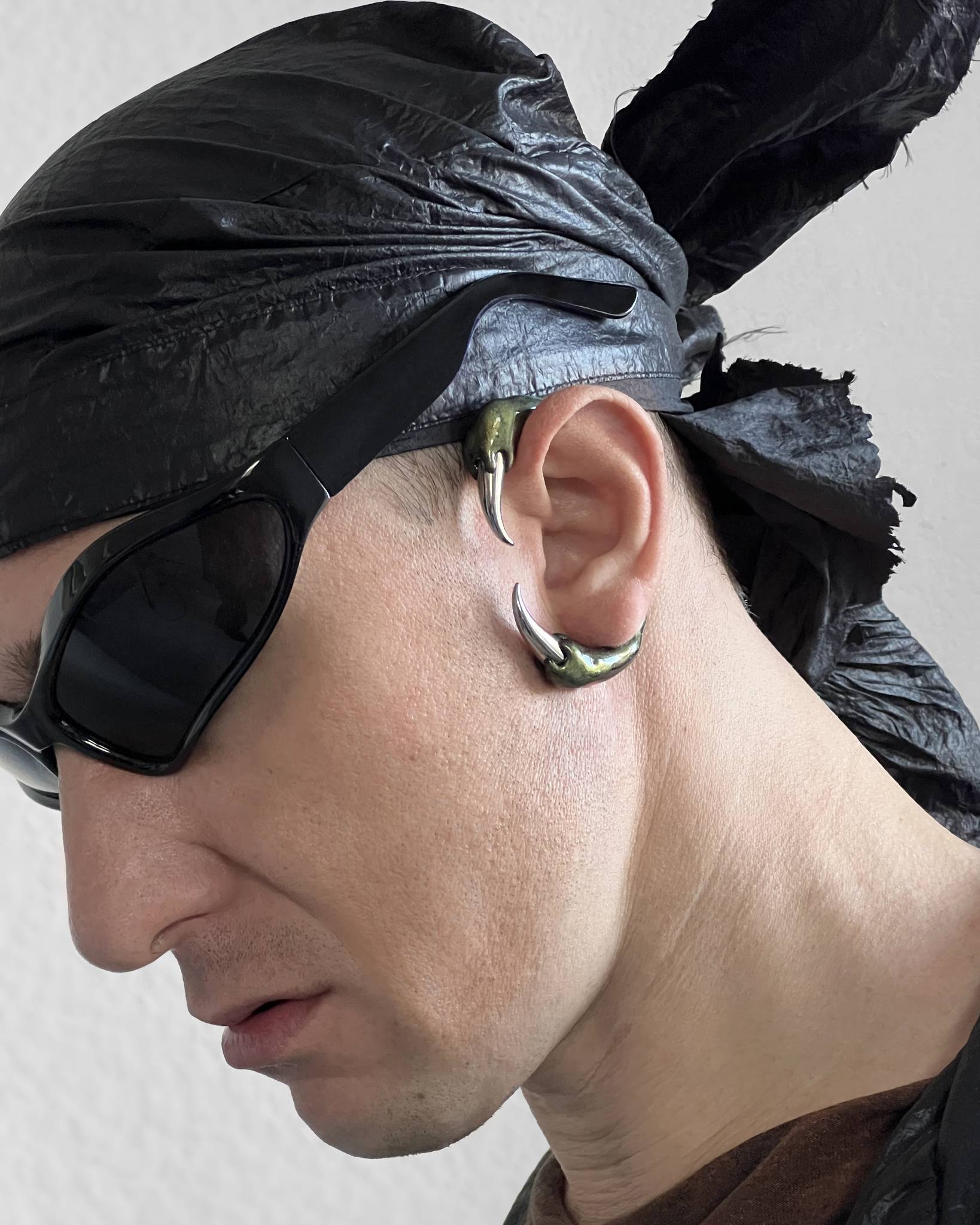 Green Cuff with Spikes