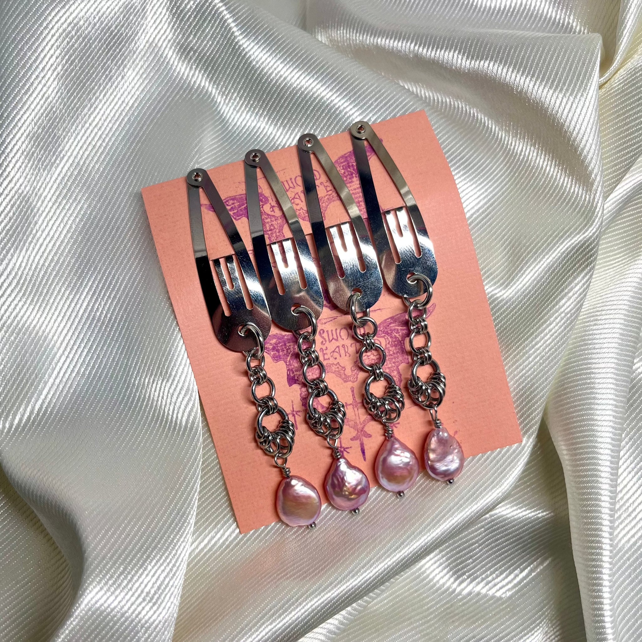 Coin Pearl Clips
