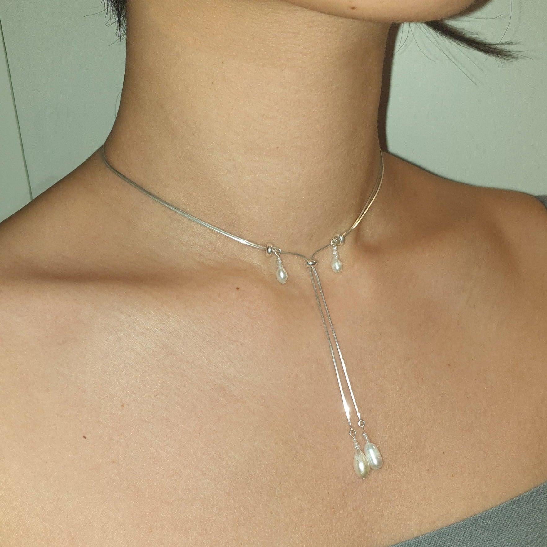 OX✨ JEWELRY SILVER TASSEL NECKLACE OX JEWELRY SILVER TASSEL