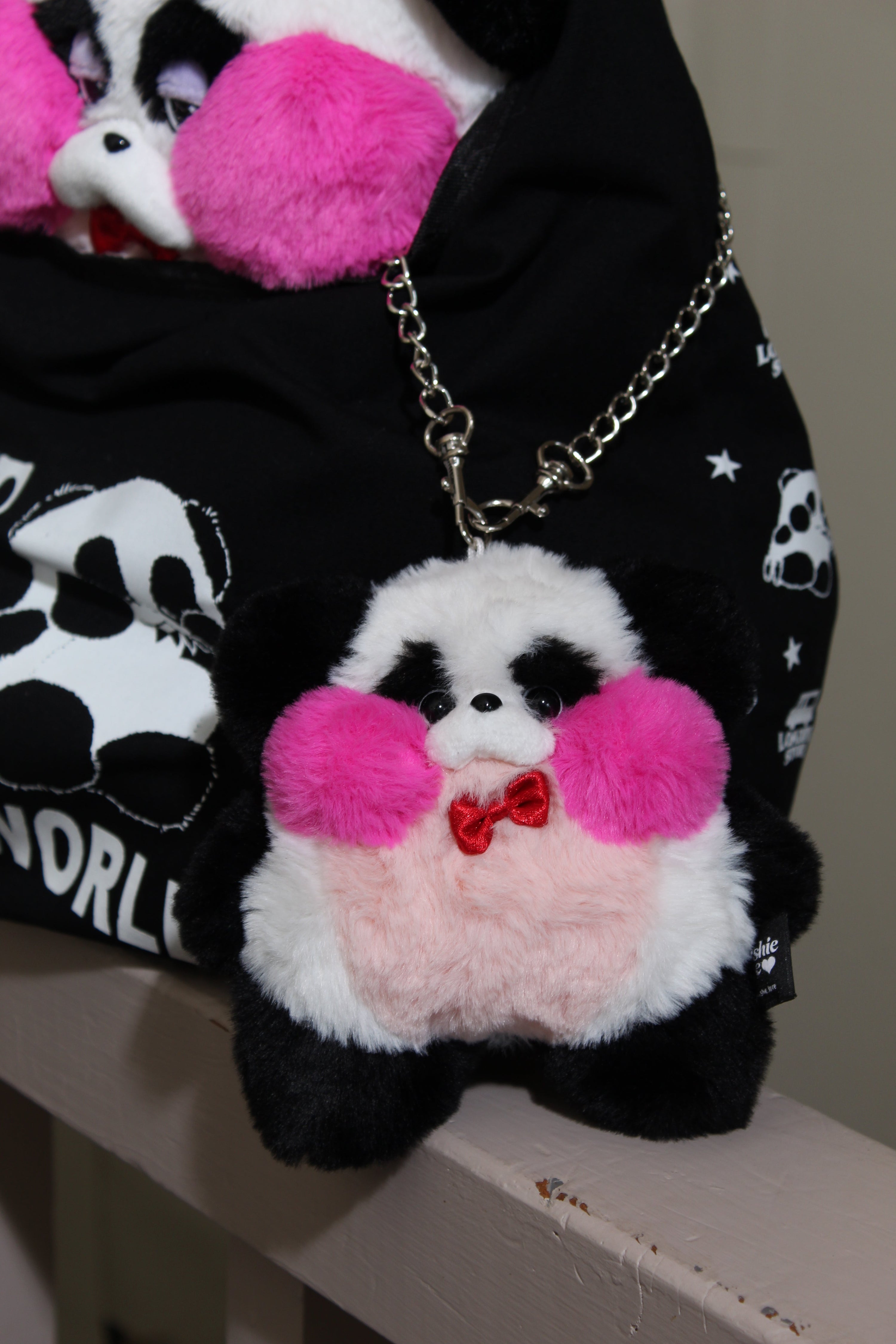 Panda Snoozle - Loading x Plushie Love Bag Charm