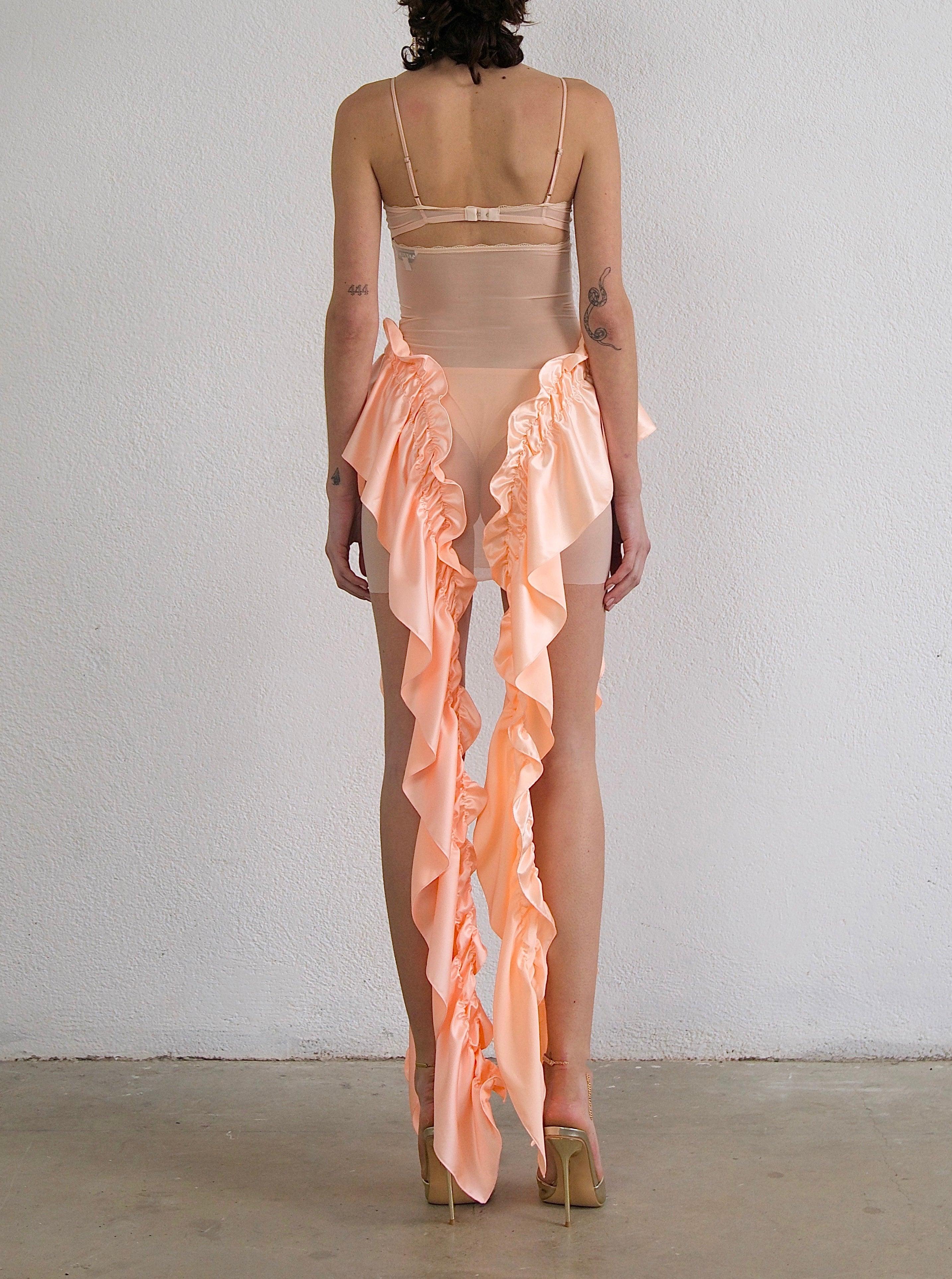 Mia Dress in Peach