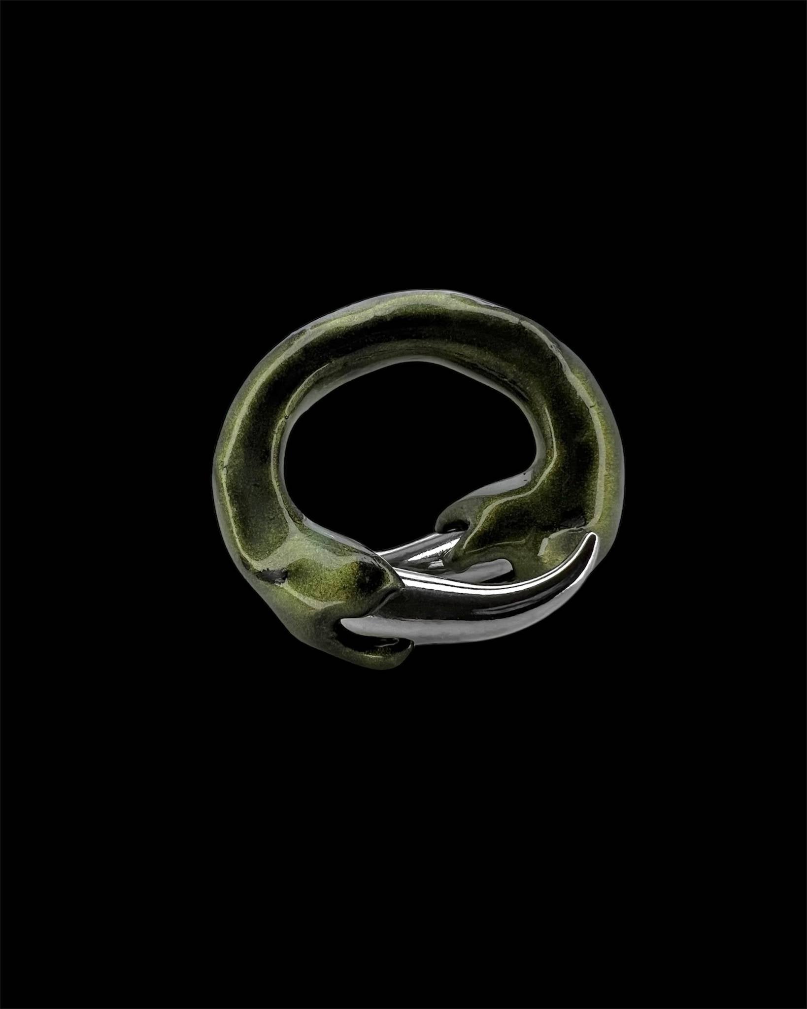 Green Ring with Spikes