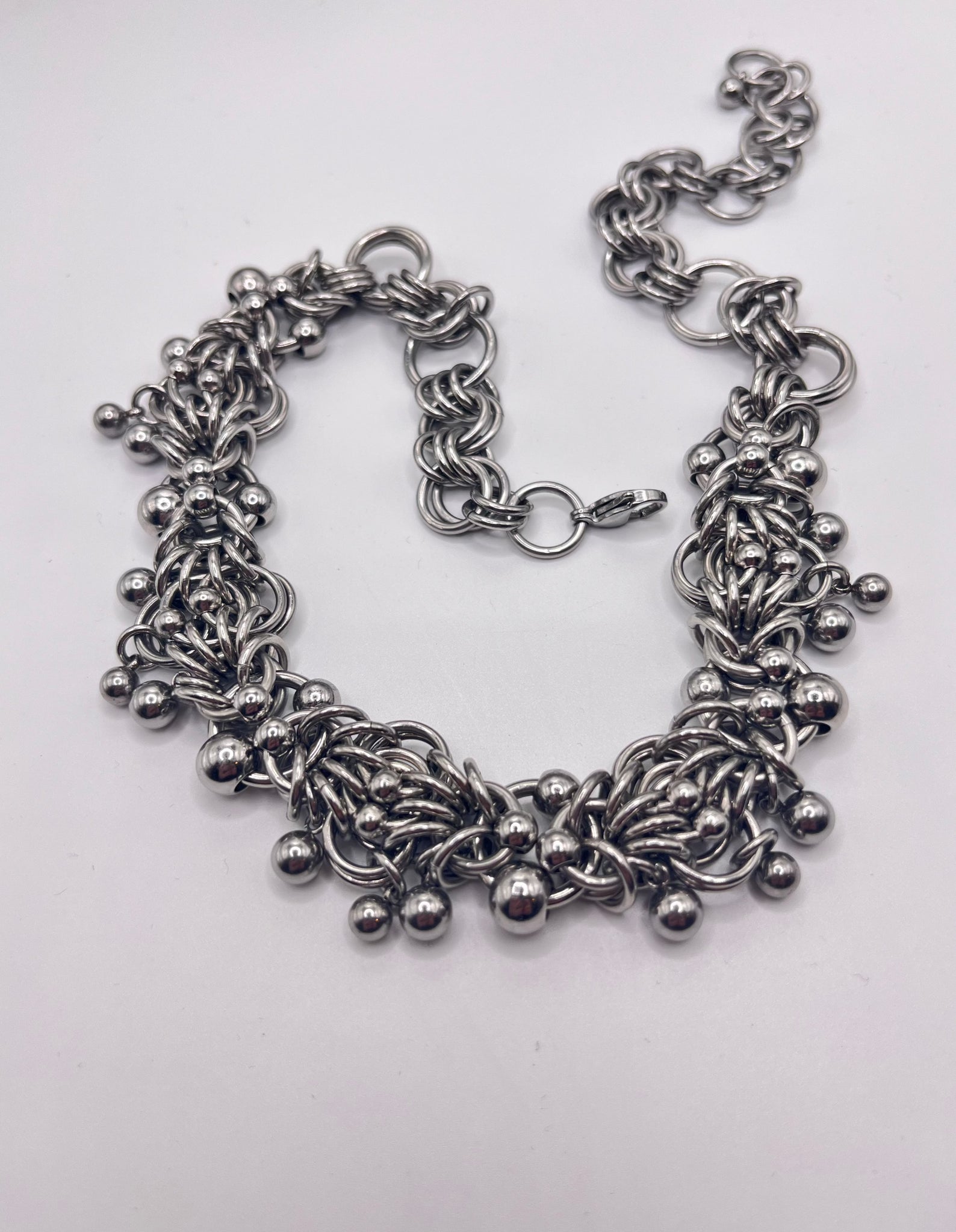 Tafoni-Halskette aus Stahl
