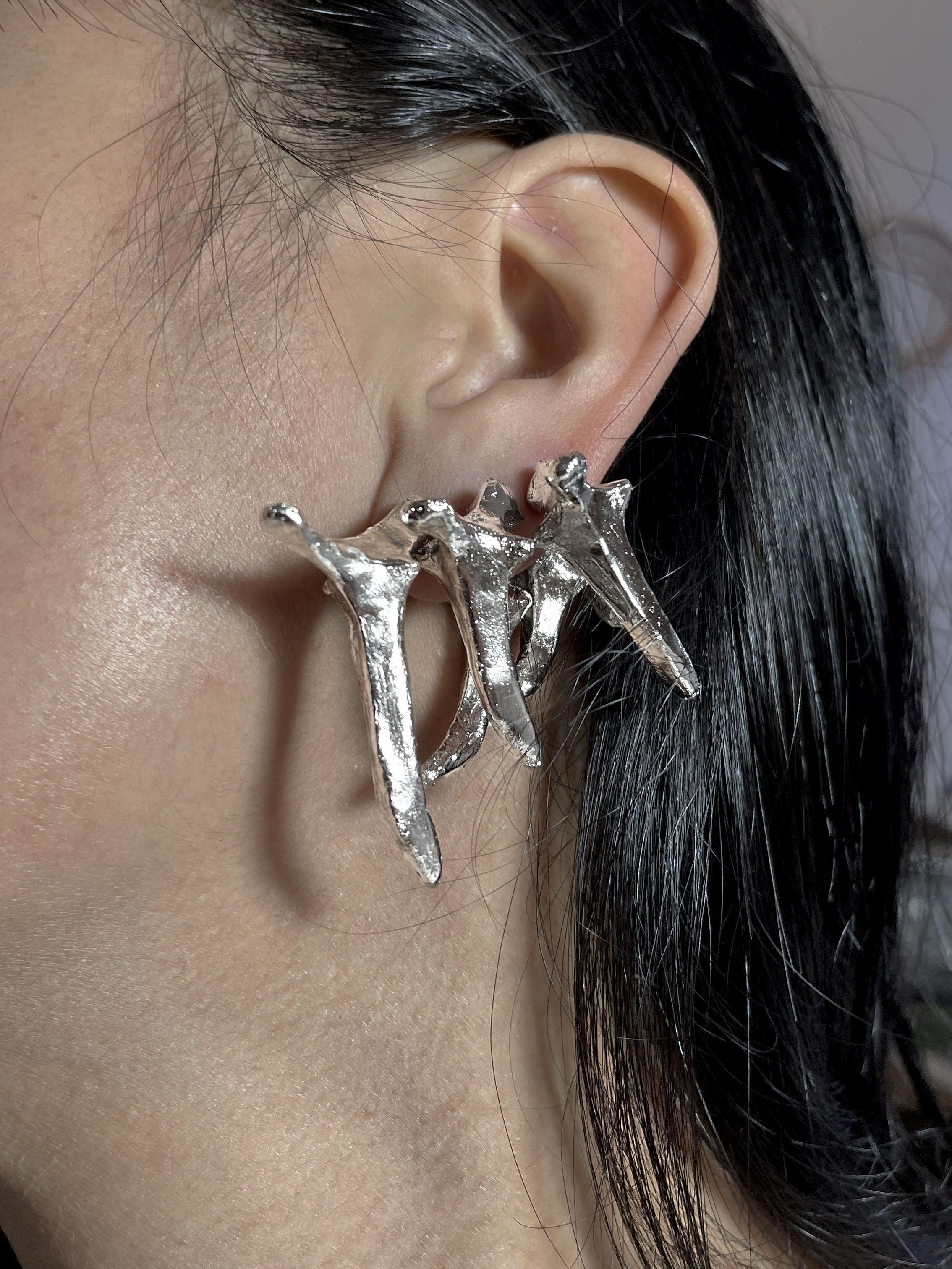 Small Bone Earrings