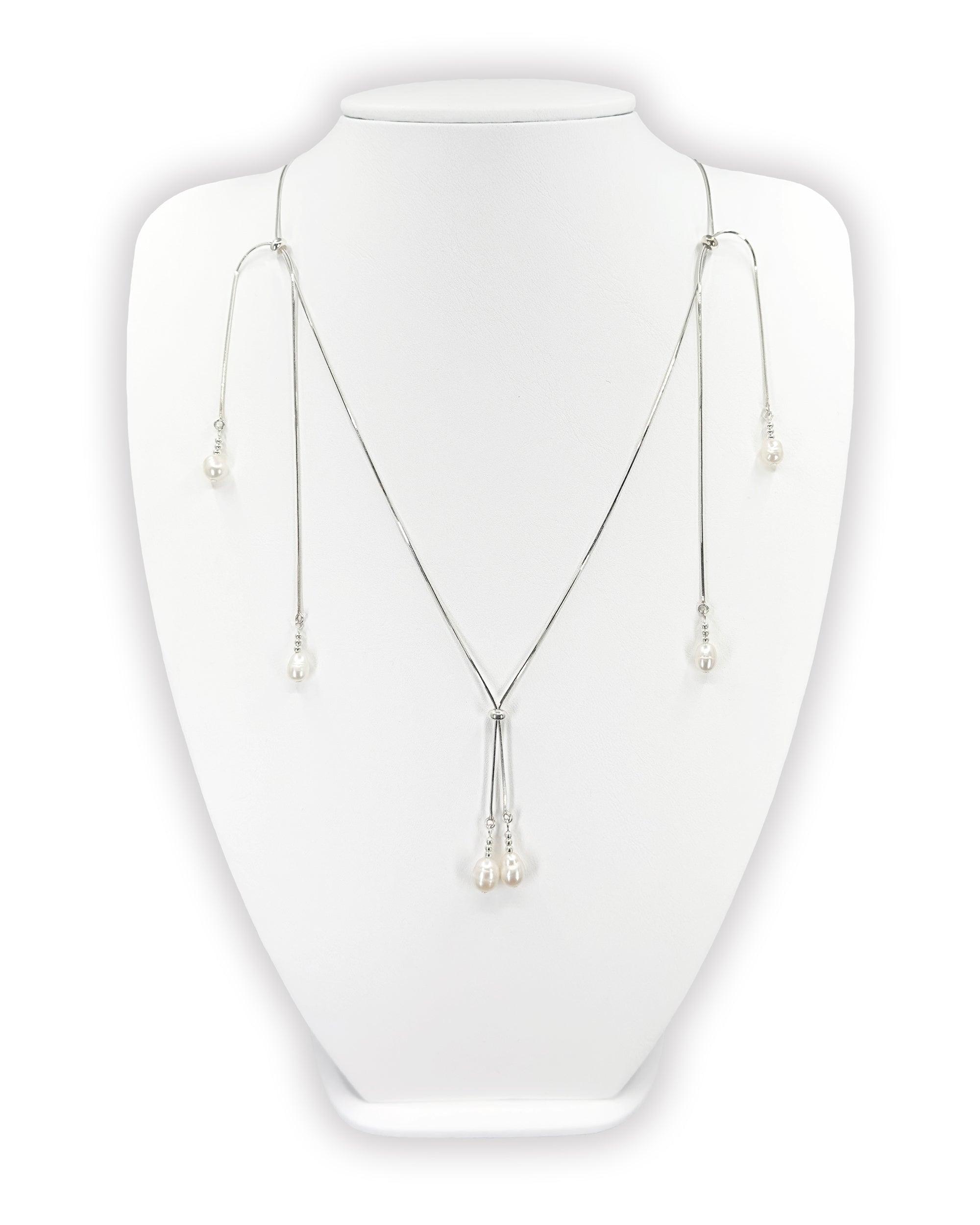 Pearl Tassel Necklace 05