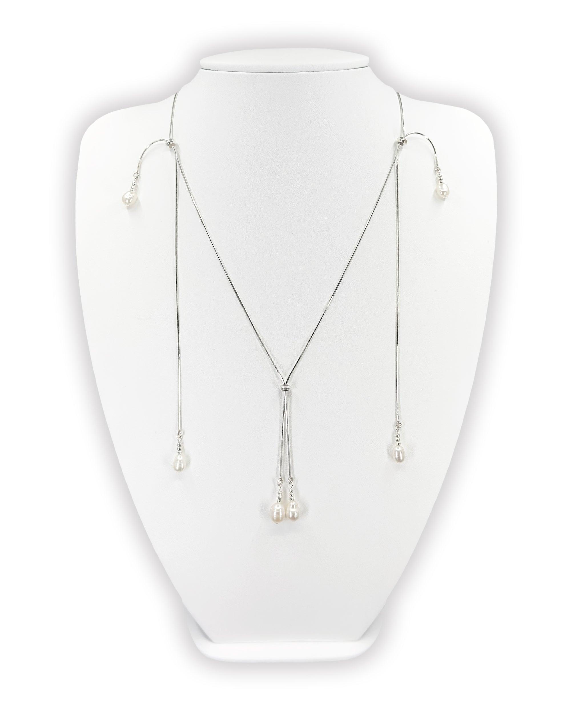 Pearl Tassel Necklace 05