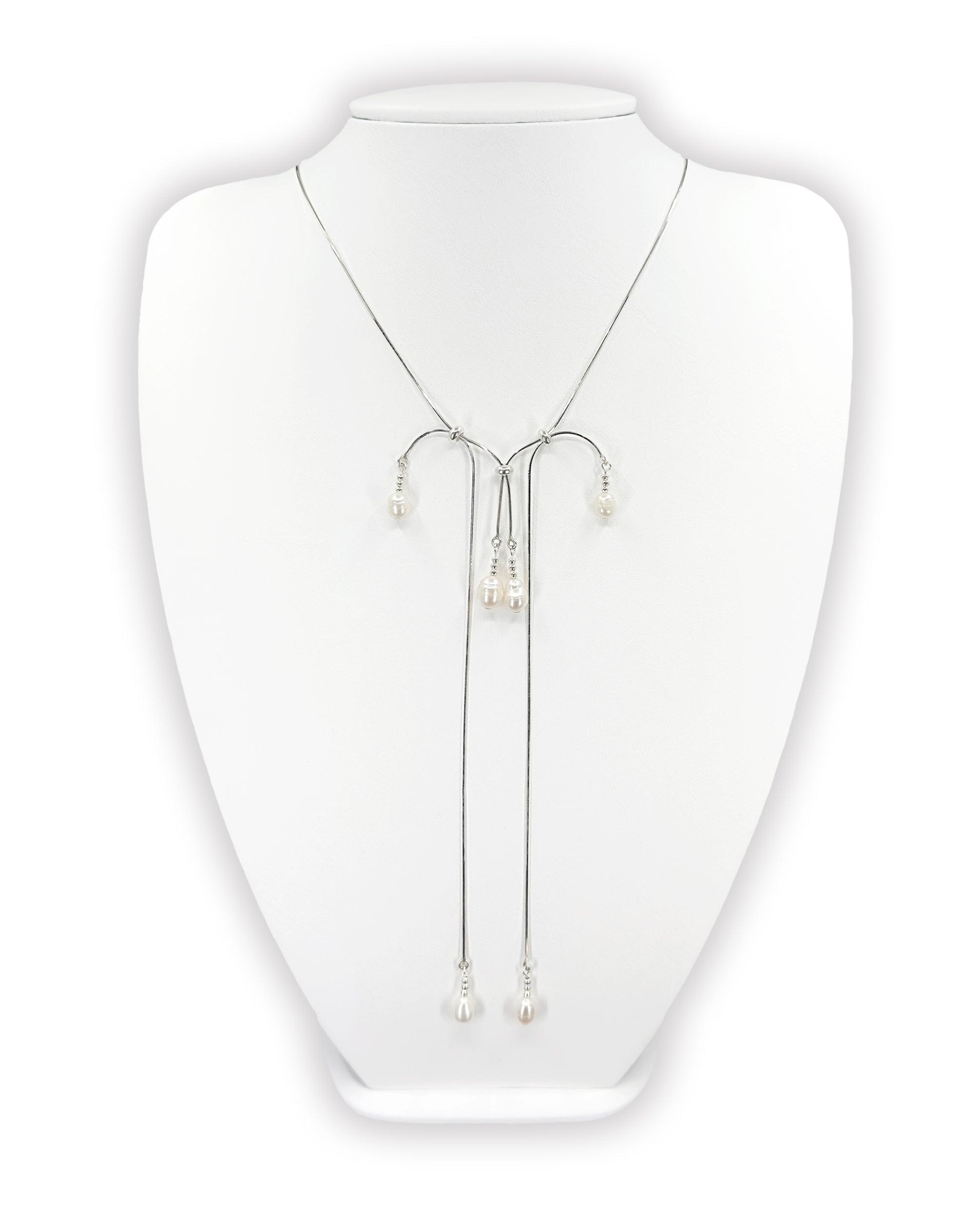 Pearl Tassel Necklace 05