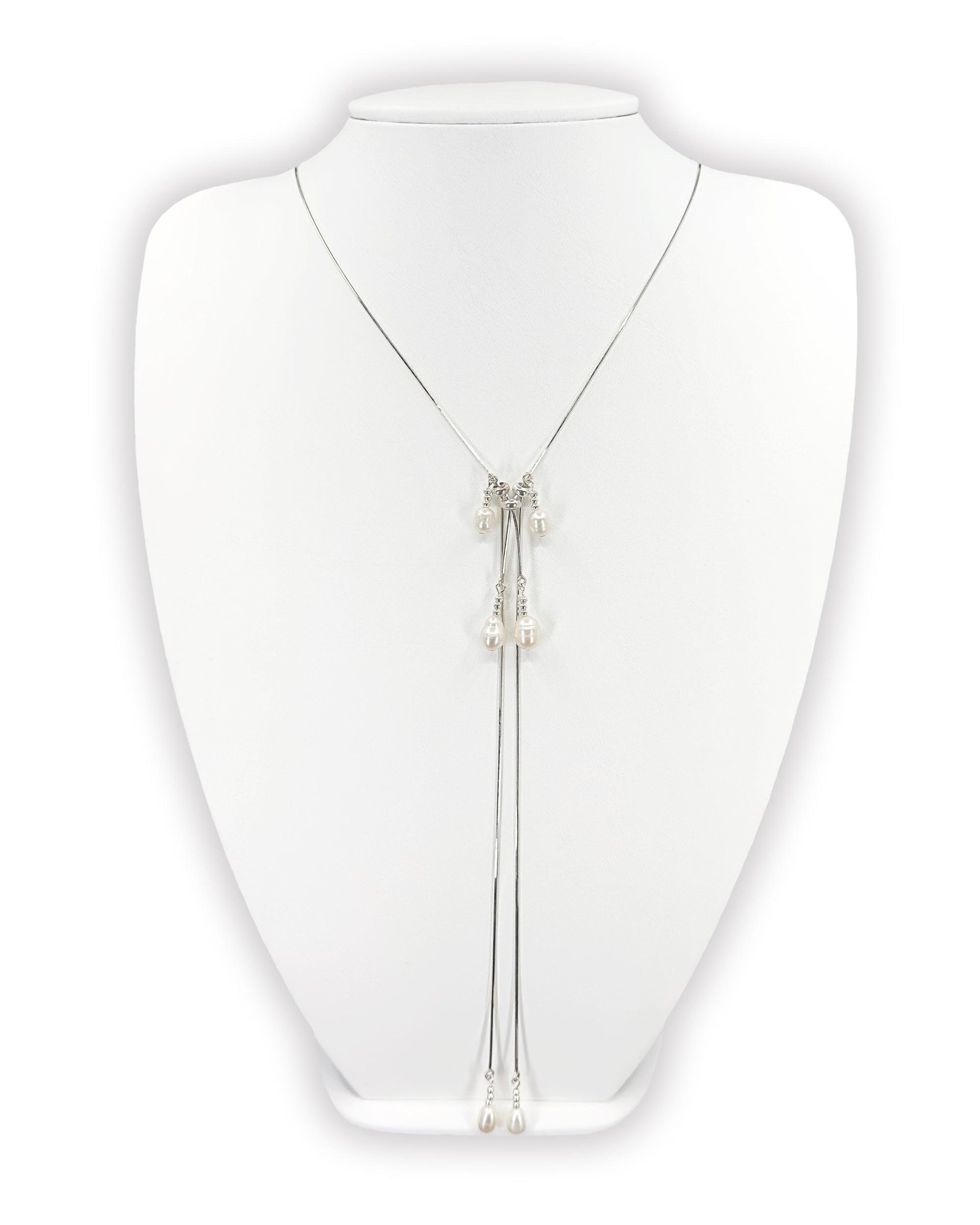 Pearl Tassel Necklace 05