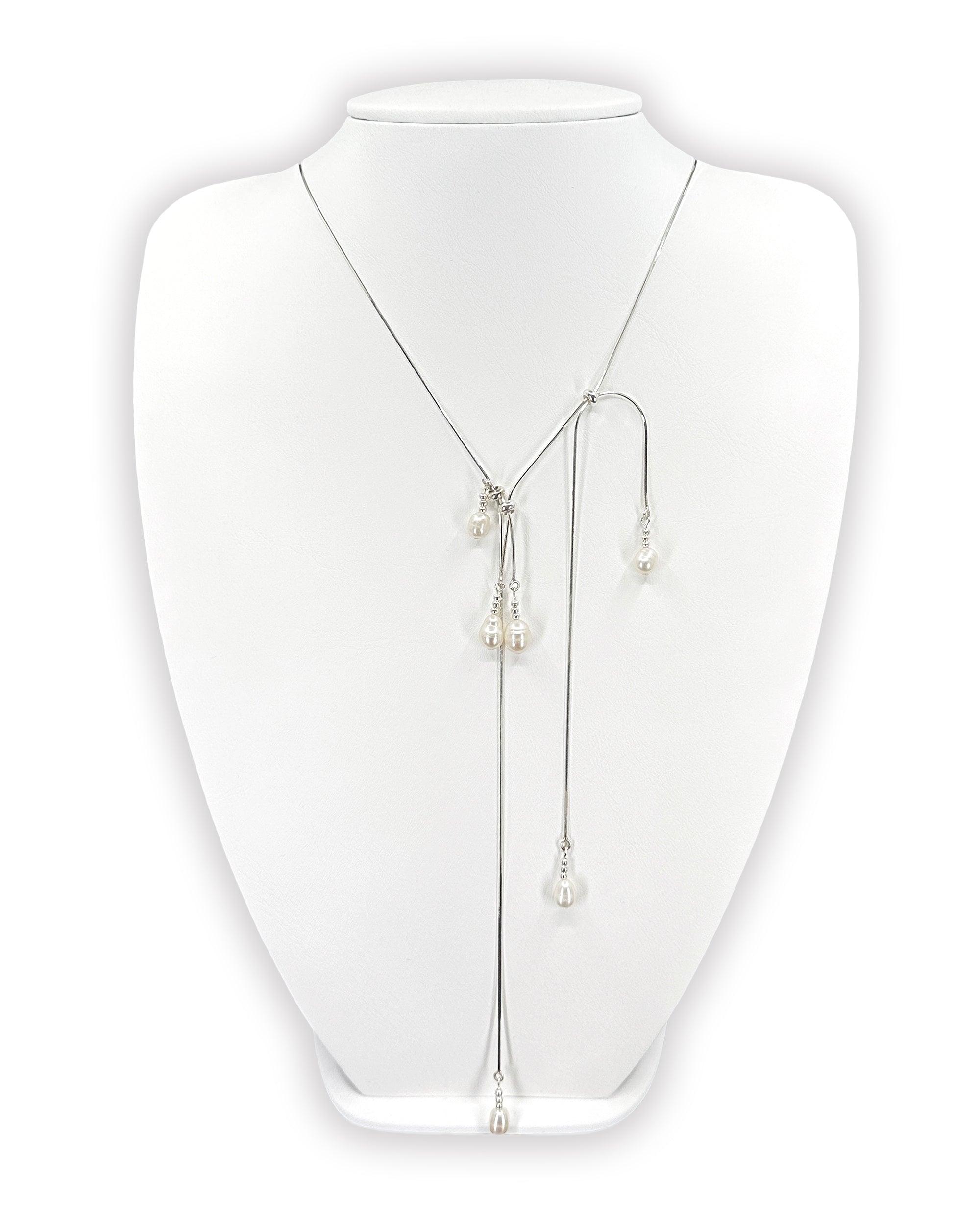 Pearl Tassel Necklace 05