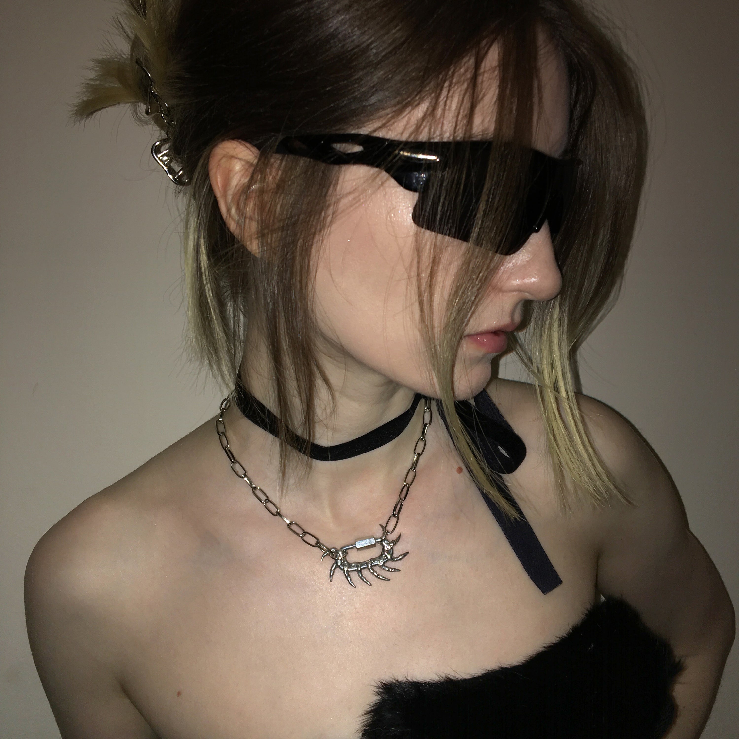 Small Oval Carabiner Necklace