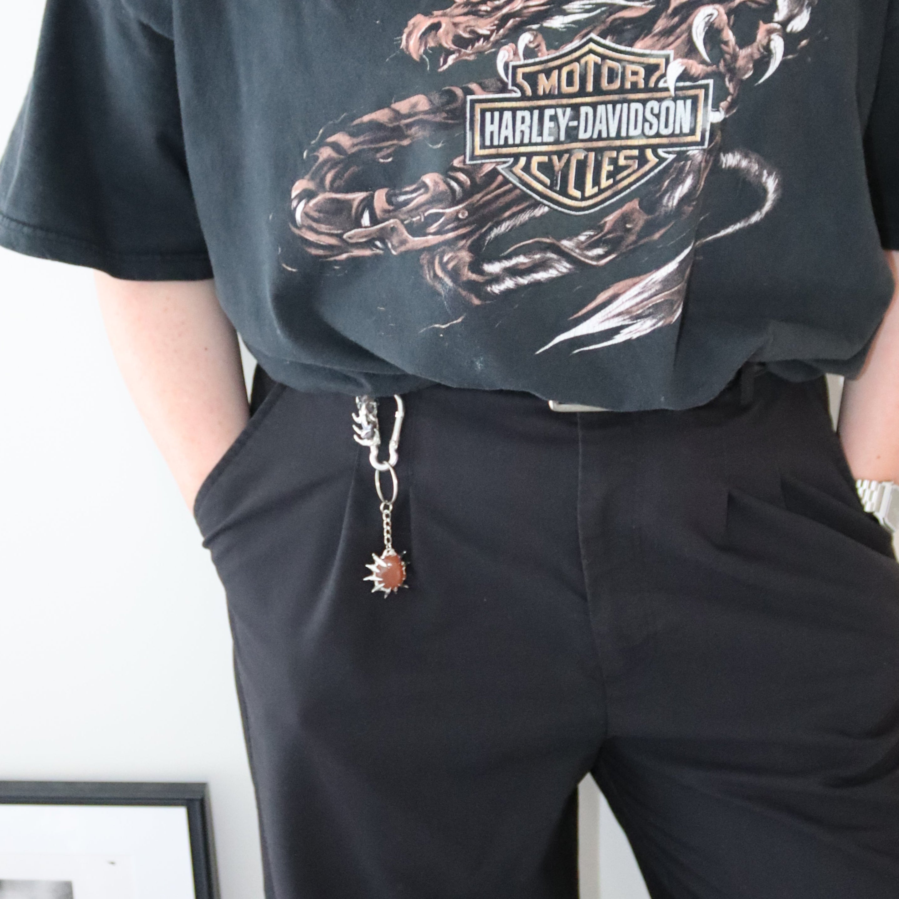 레드 카넬리안 키체인