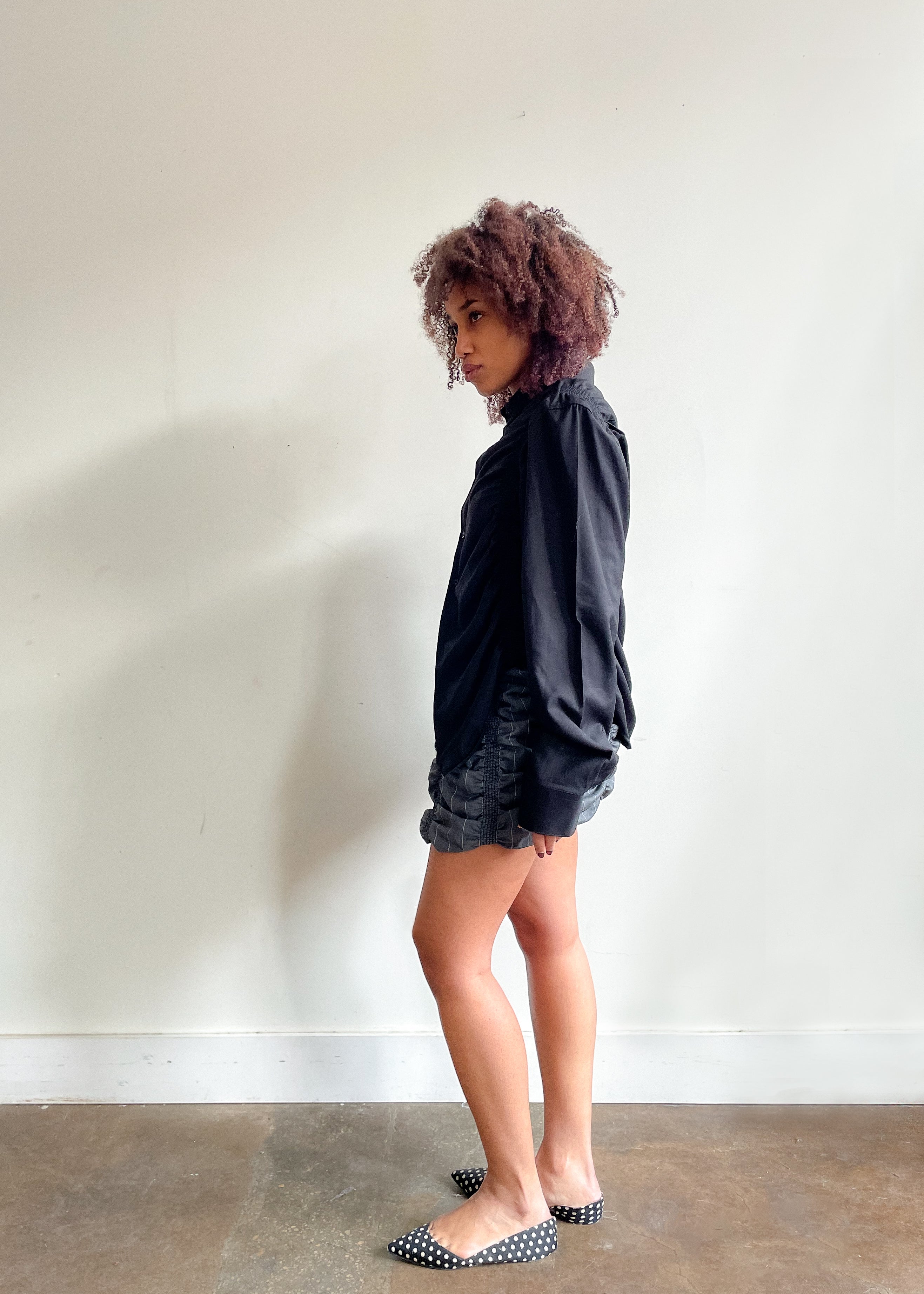 수축된 버튼 다운