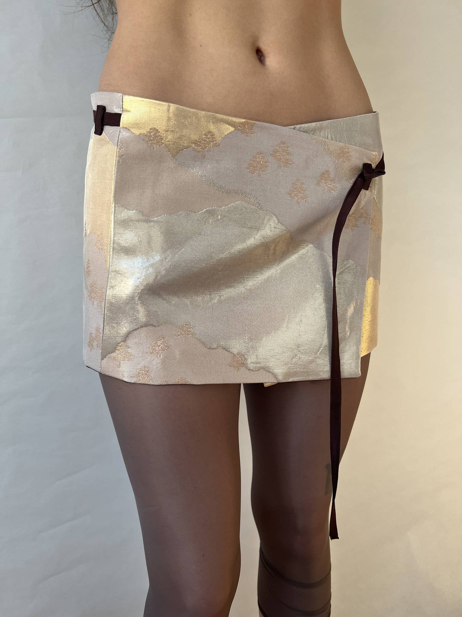 Dusty Peaks Wrap Skirt