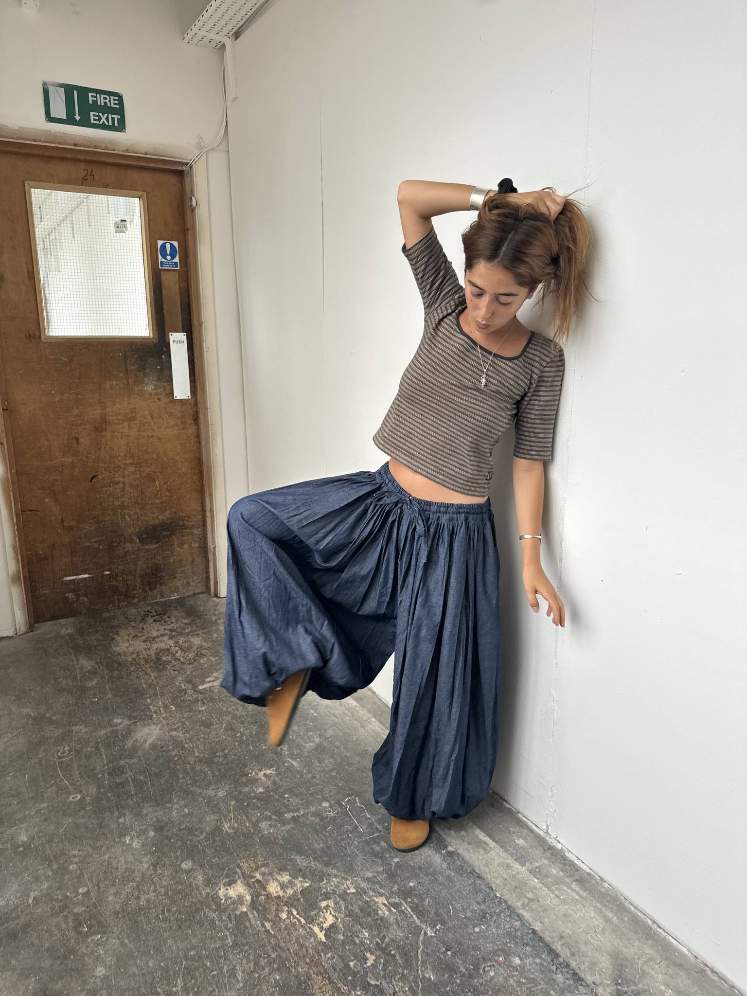 Denim Oshi Trouser