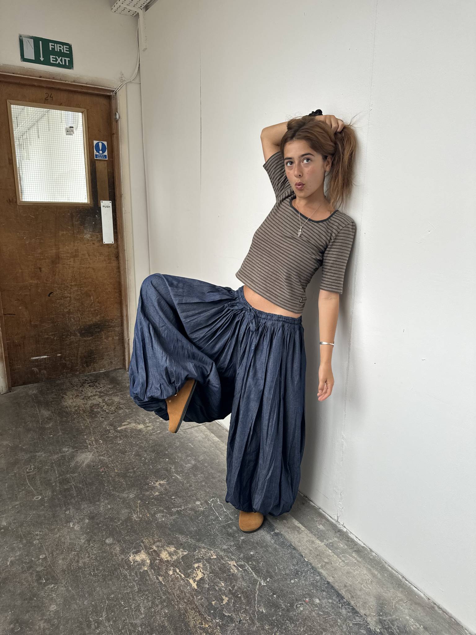 Denim Oshi Trouser