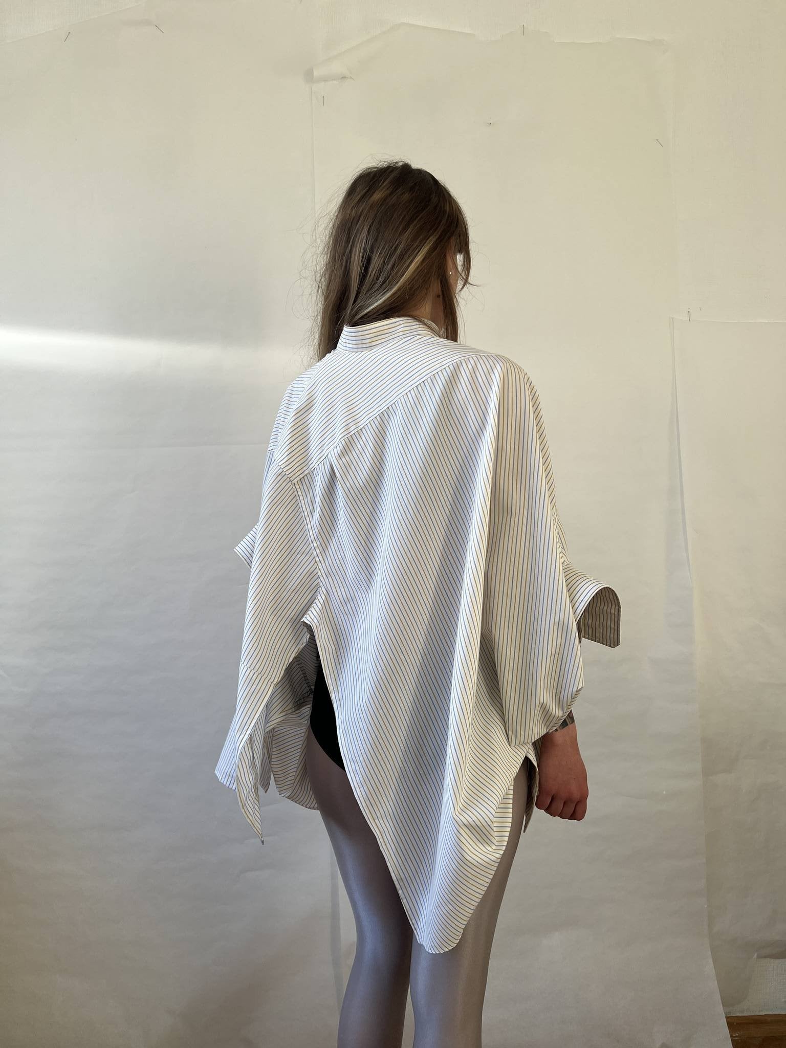 White Stripes Tilted Shirt