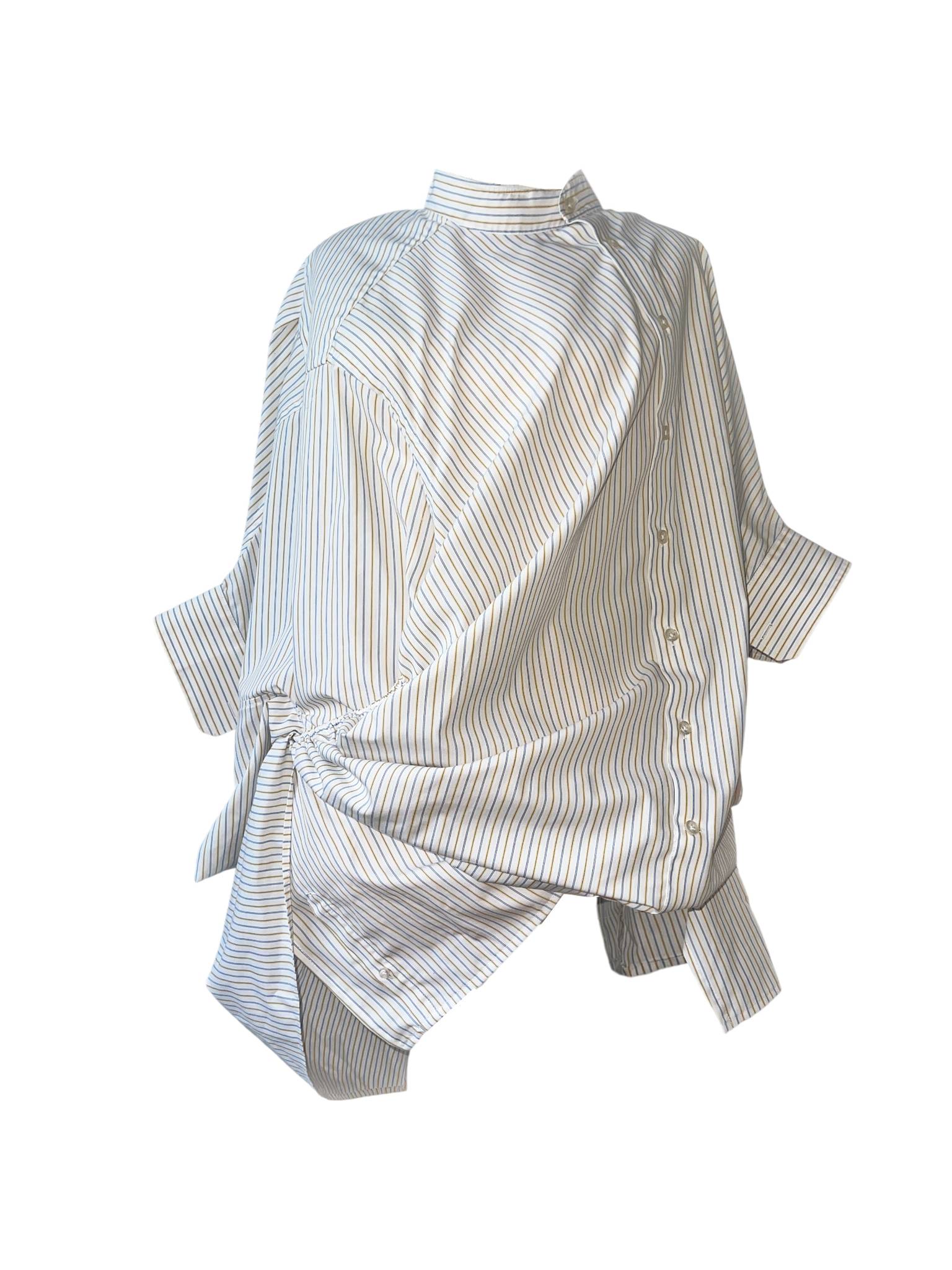 White Stripes Tilted Shirt