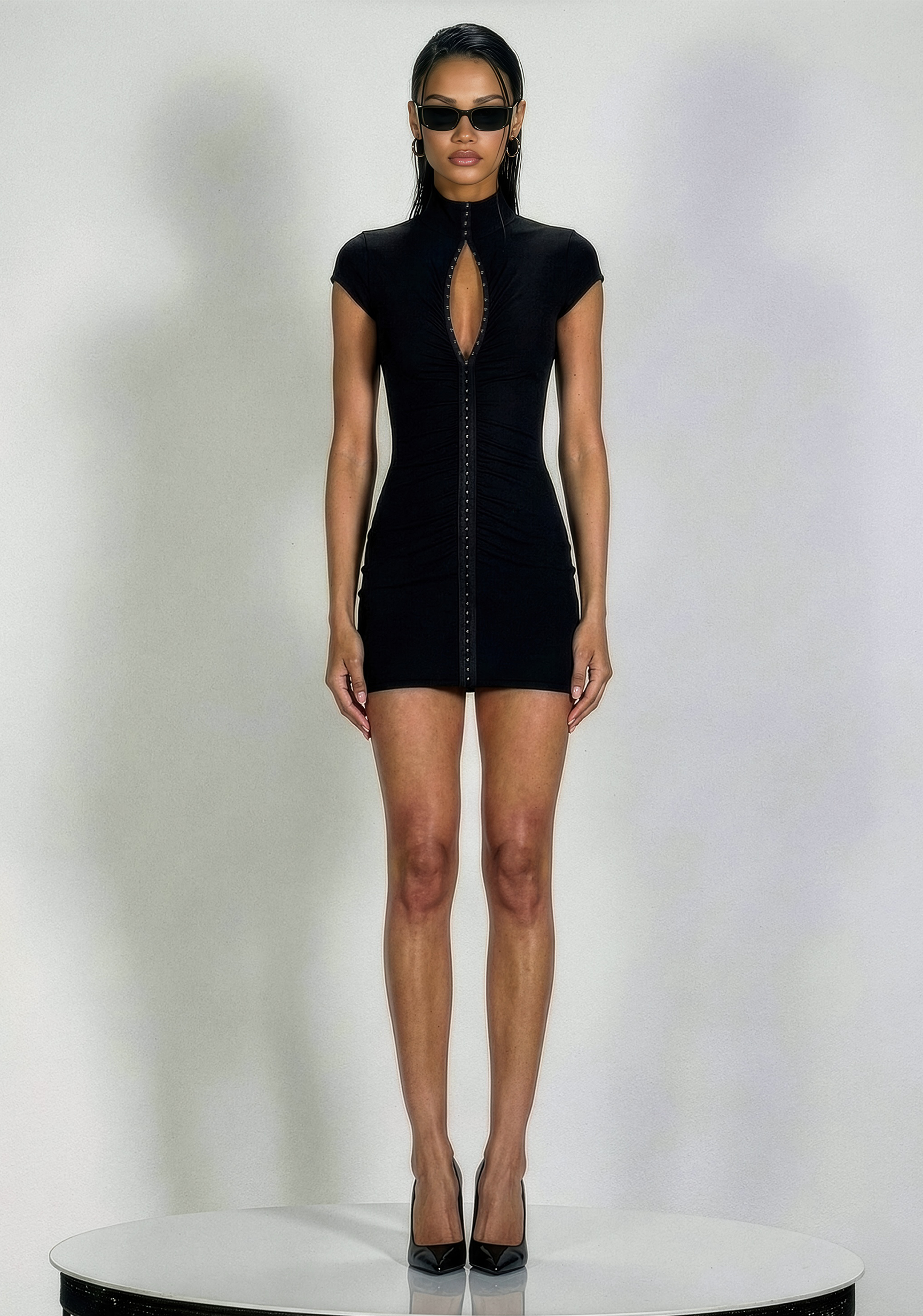 Risk It All Mini Dress in Black
