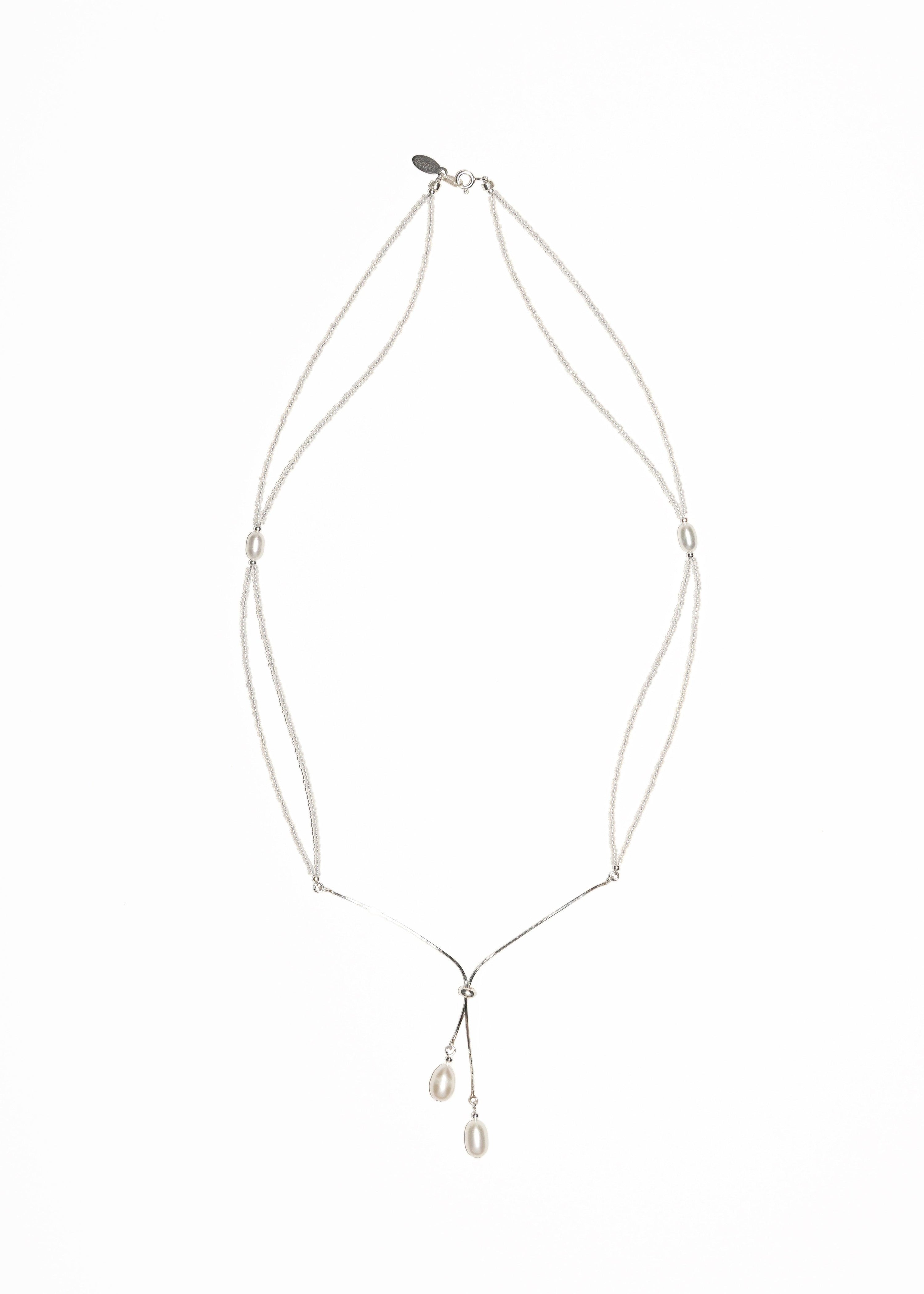 Pearl Tassel Necklace 06