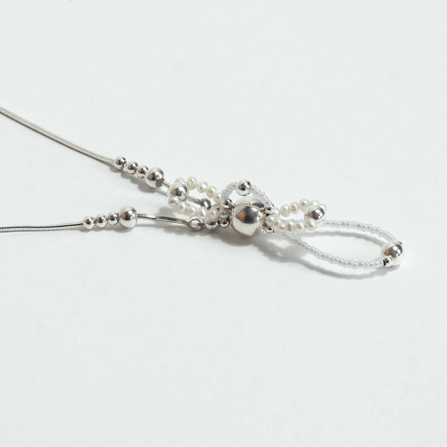 Magic Orb of Fairy Breath Necklace - Pearl