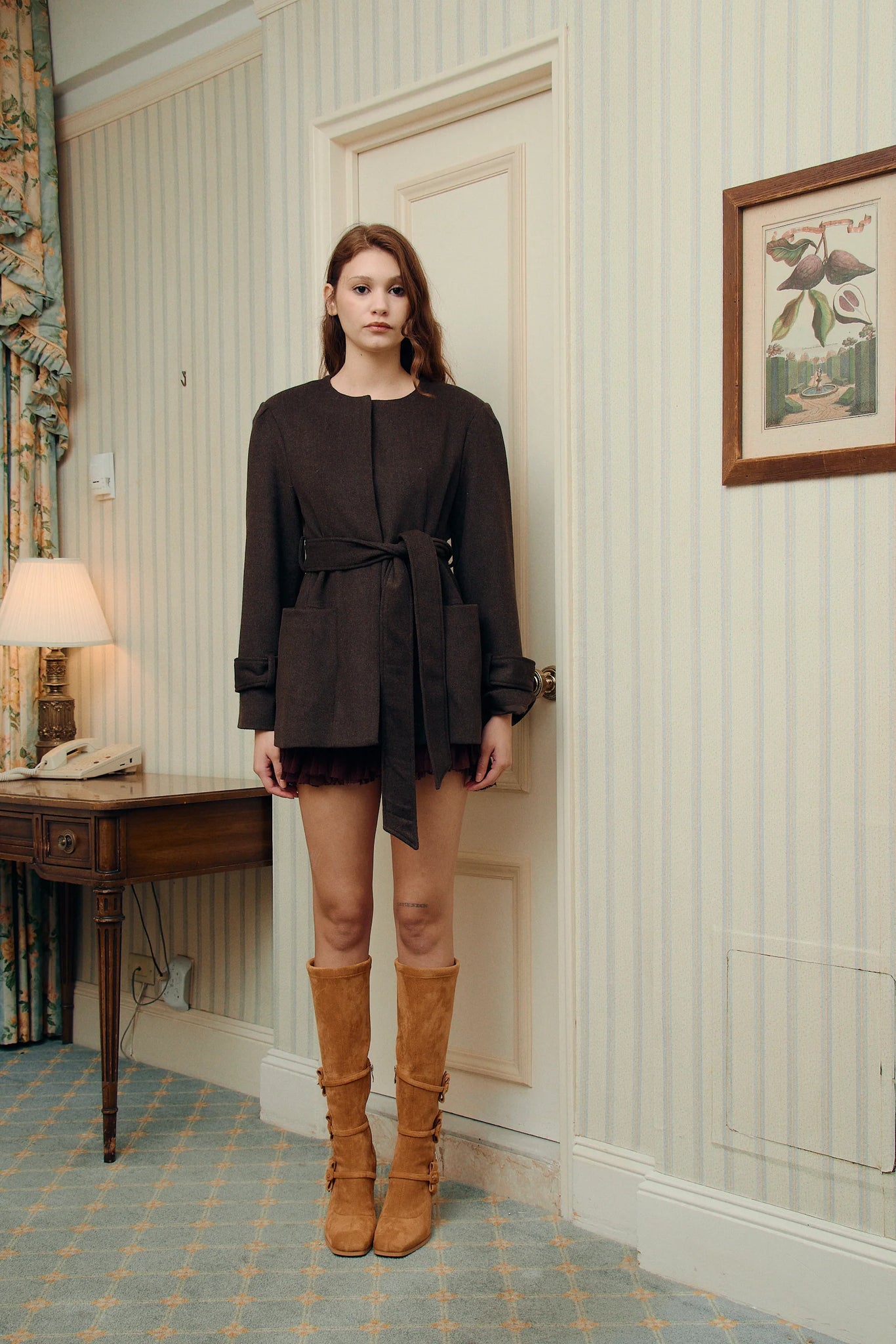 Bells Wool Jacket in Brown