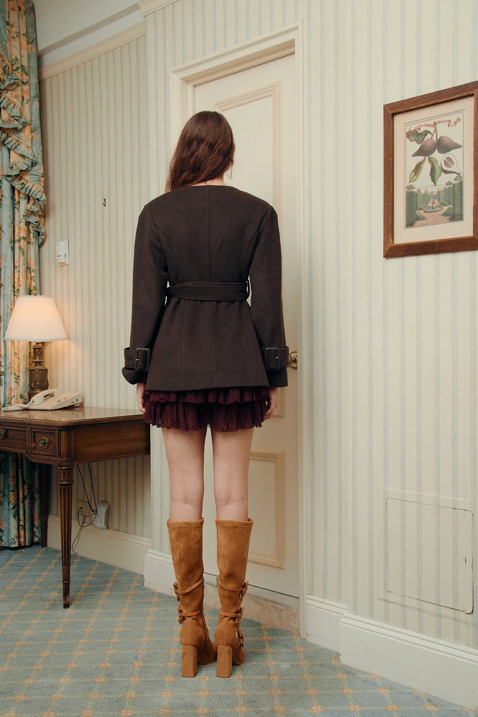 Bells Wool Jacket in Brown