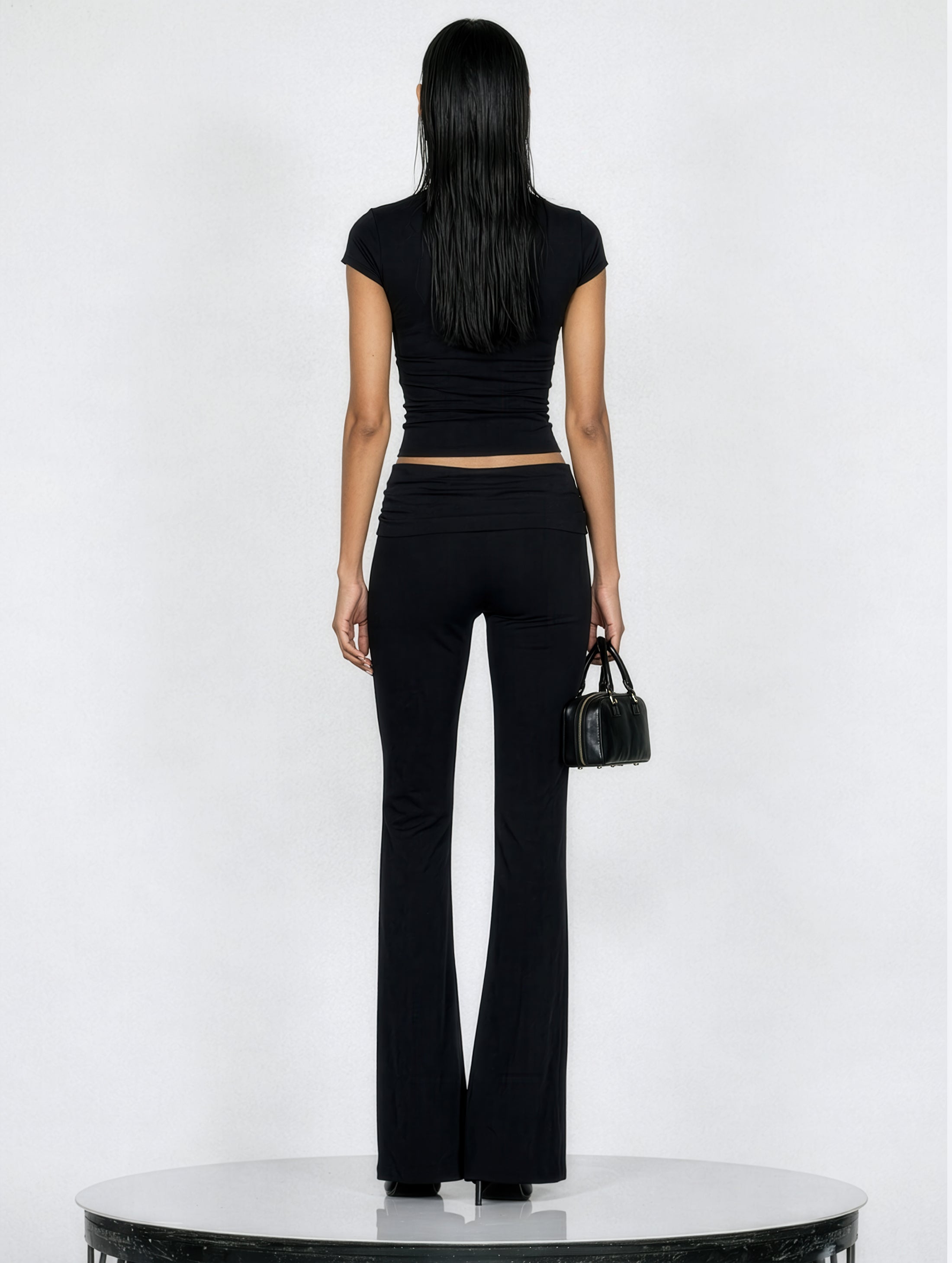 Bad Decision Short Sleeve Top in Black