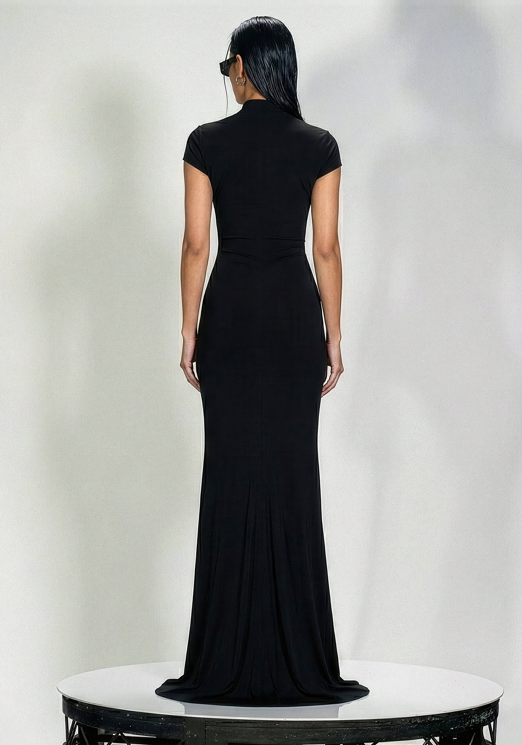 Risk It All Maxi Dress in Black