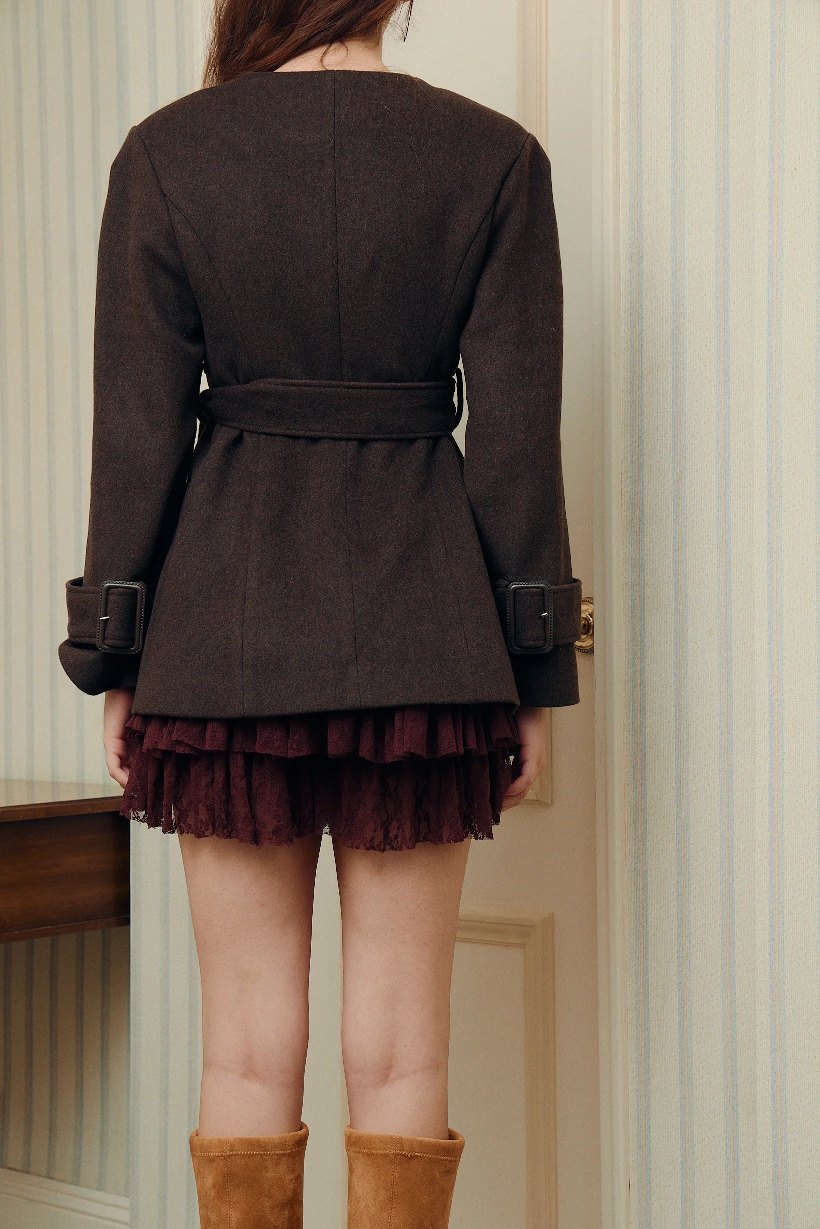 Bells Wool Jacket in Brown