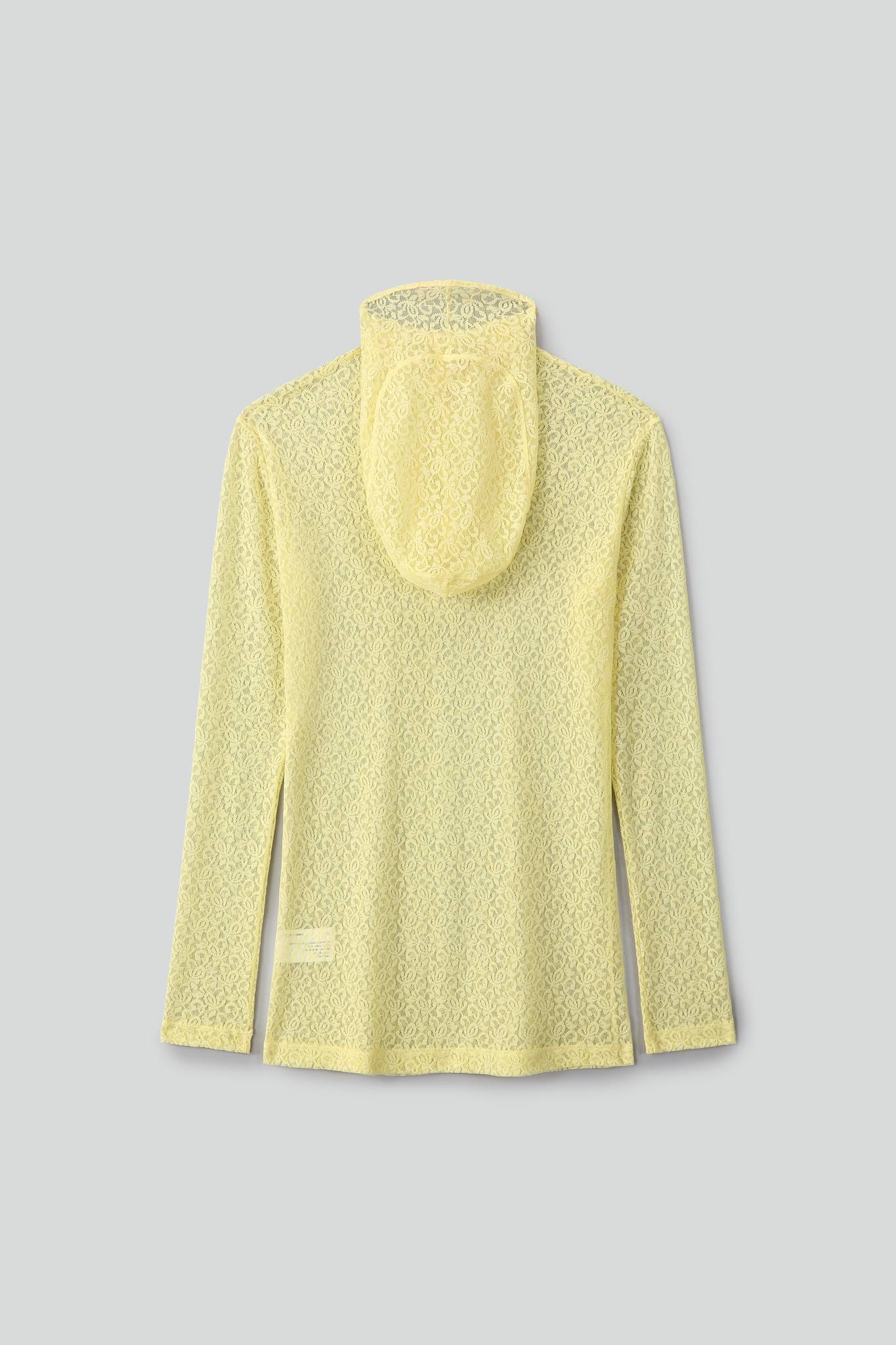 Lace Mask Long Sleeve Top