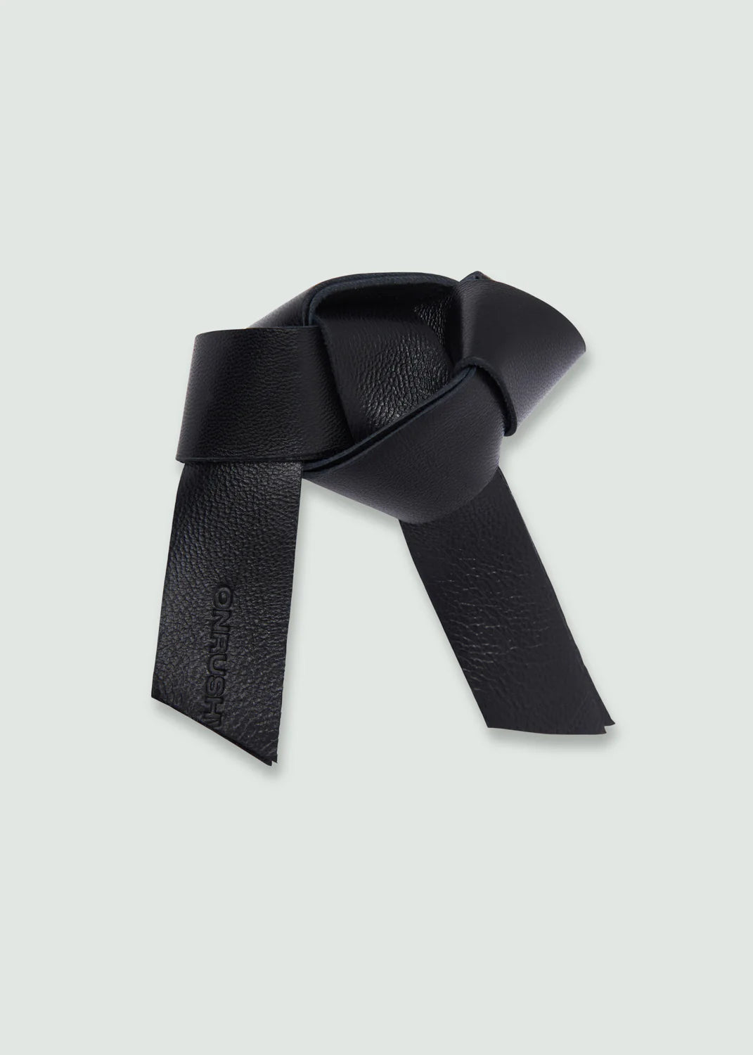 Crumple Brooch Black