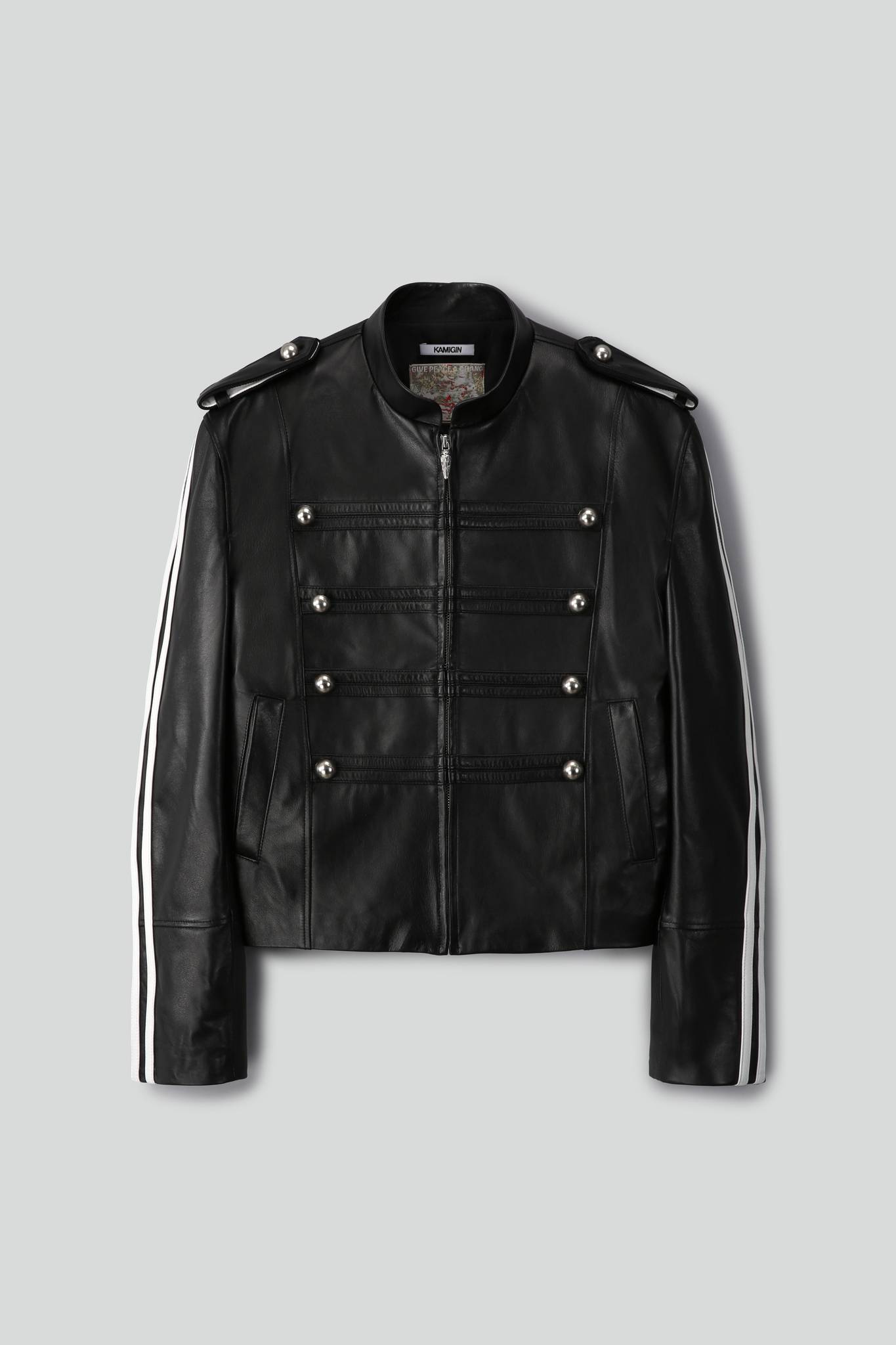 leather gimmick naporeonn jacket ヤギレザー leather gimmick naporeonn jacket ヤギレザー ファッション レザー