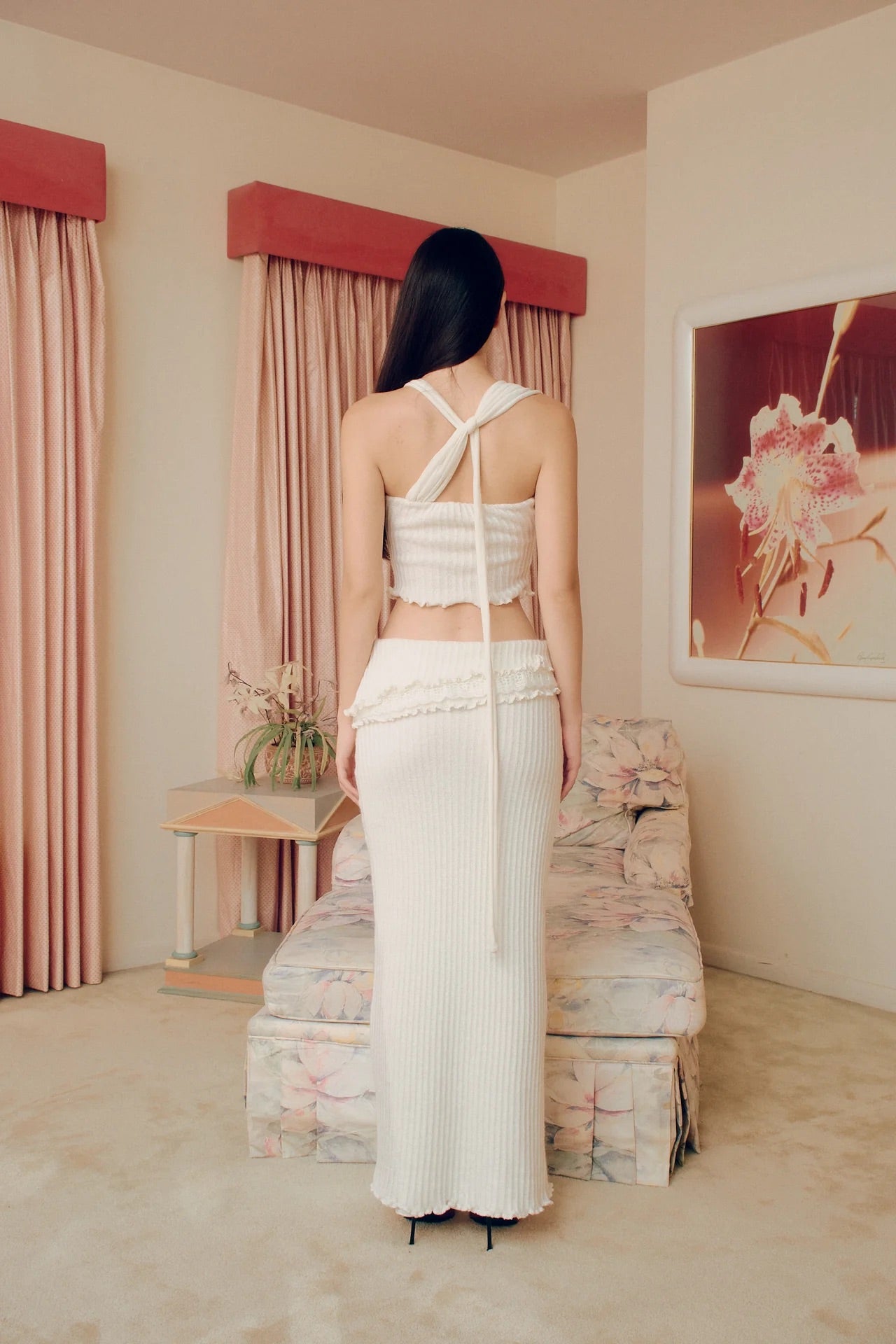 Milky Knit Long Skirt