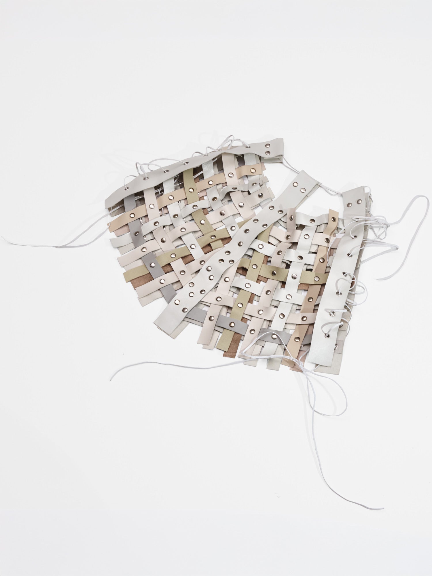 Leather Lattice Capelet