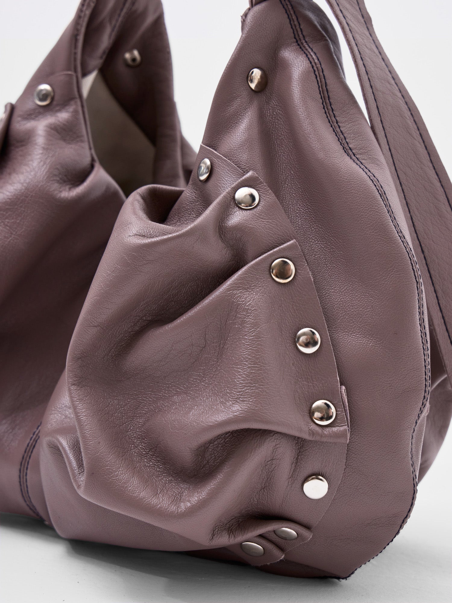 Celestial Leather Bag in Mauve