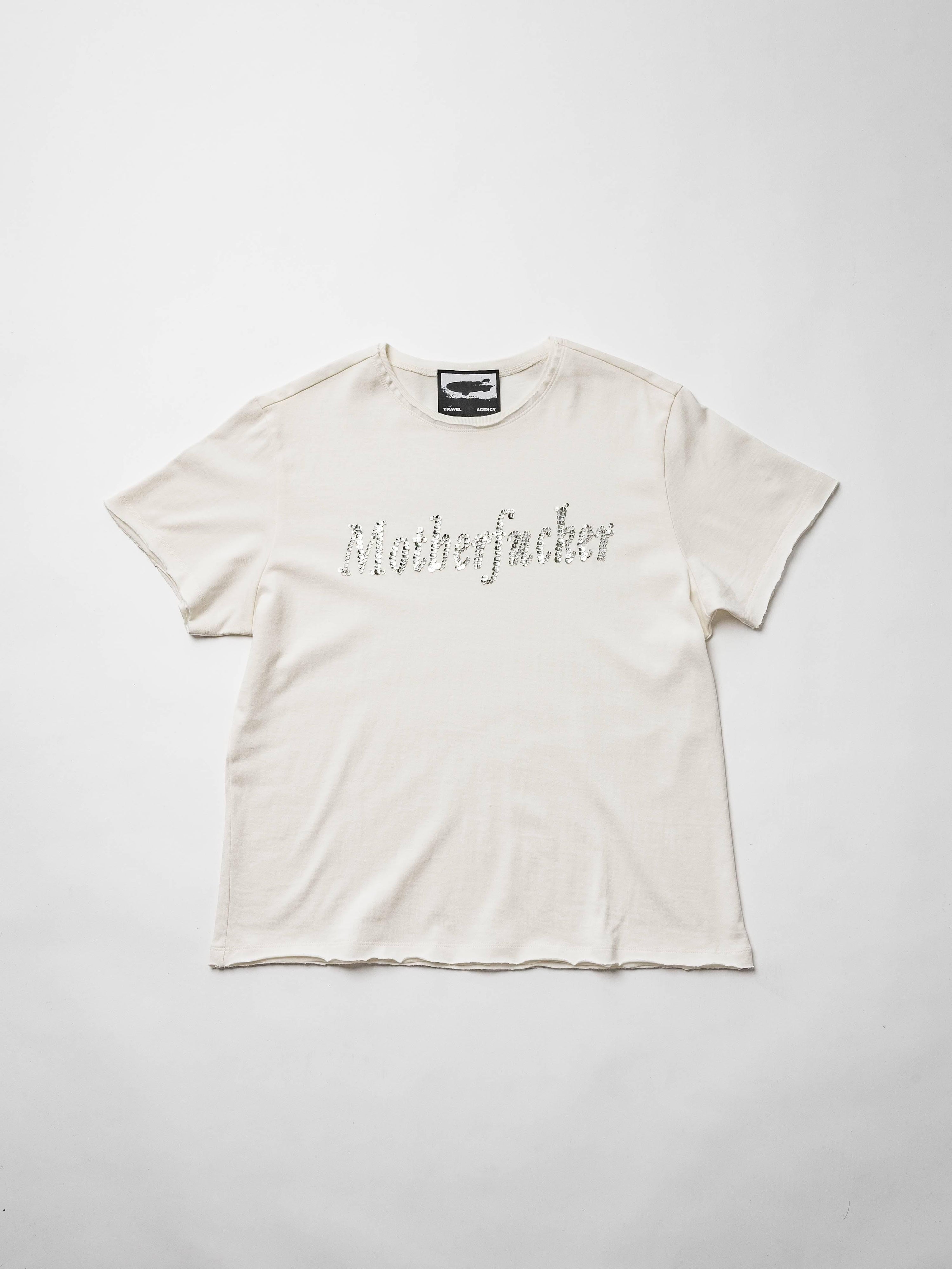Motherfucker T-Shirt in Off- White