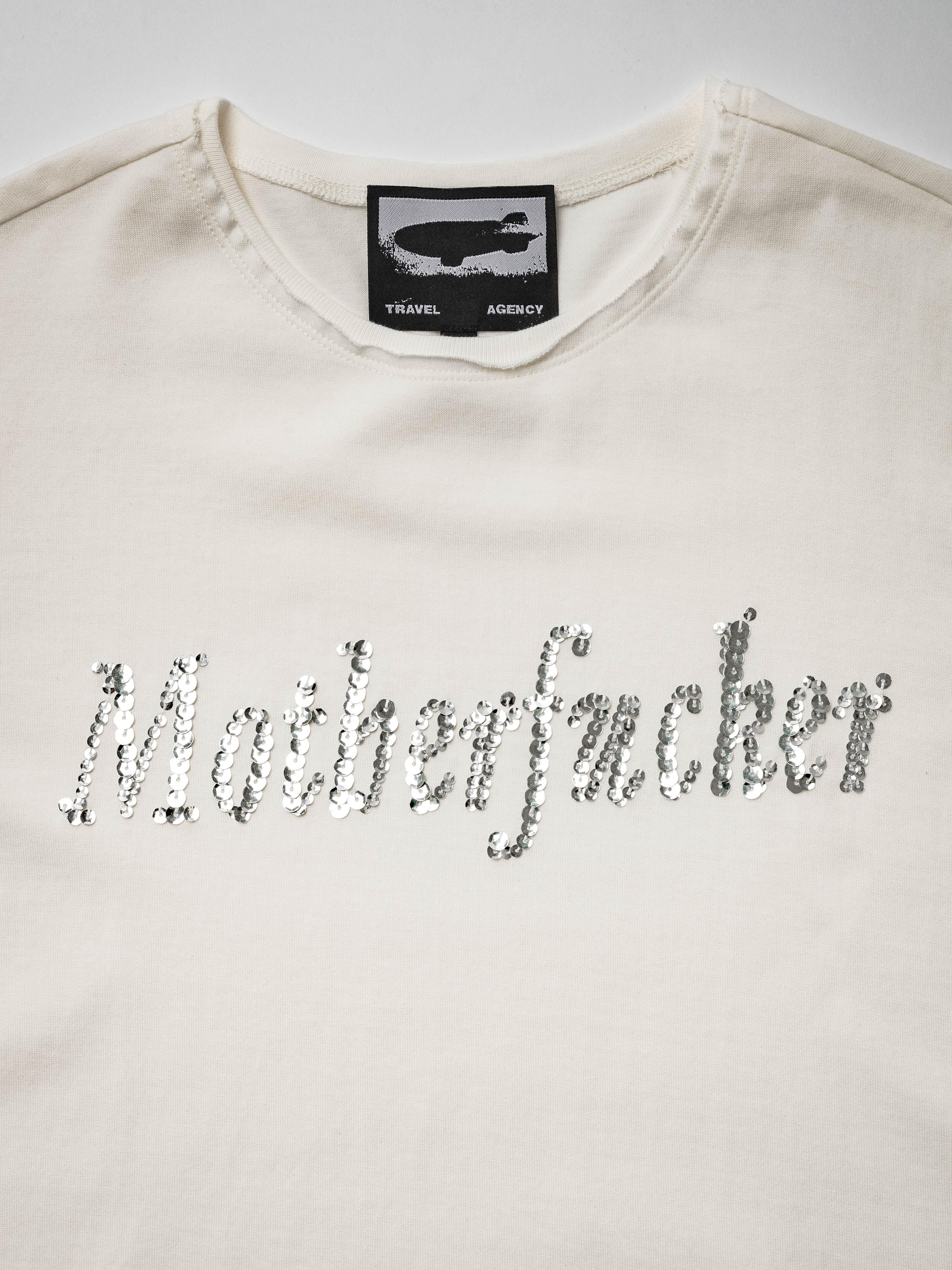Motherfucker T-Shirt in Off- White