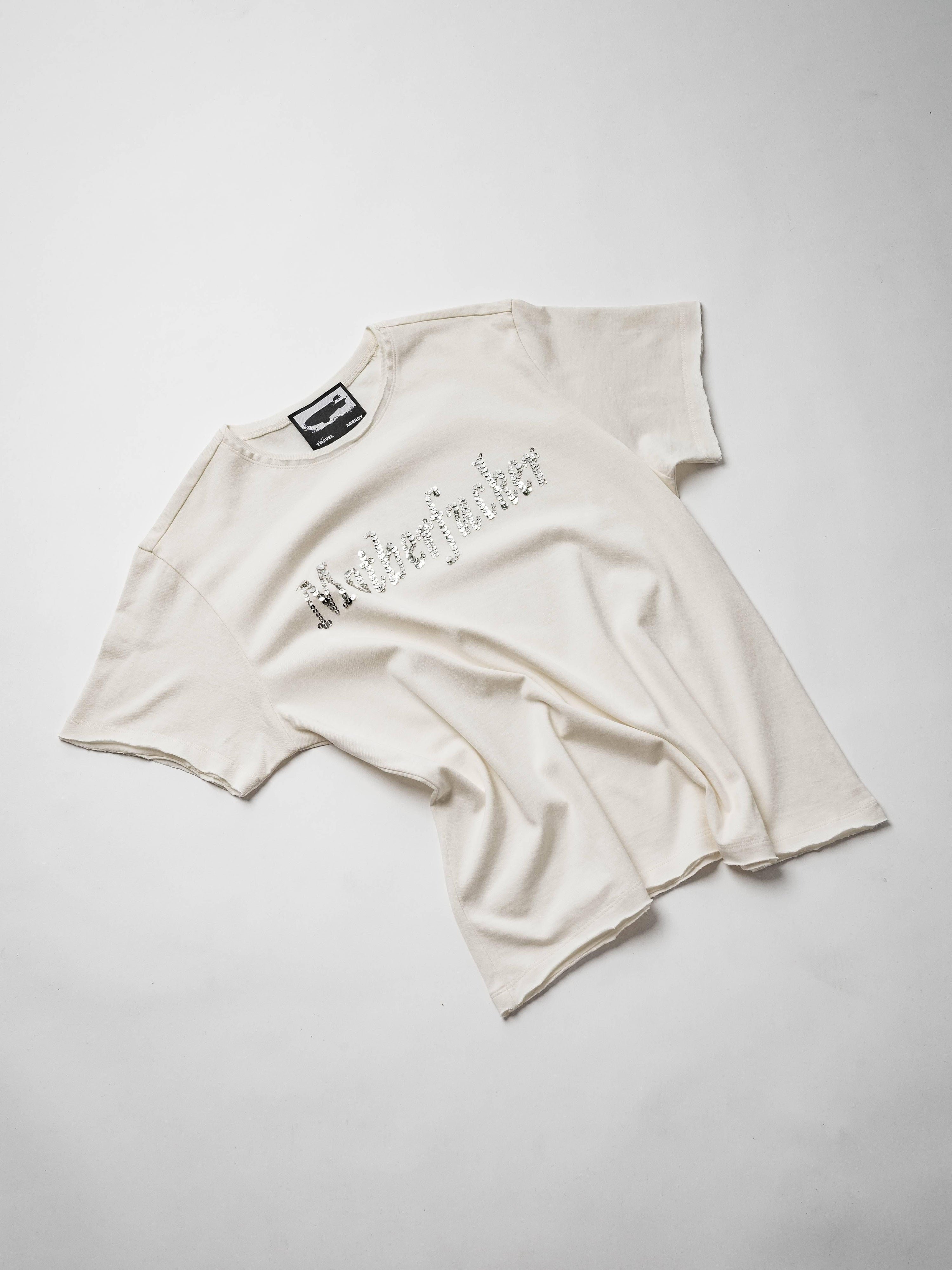 Motherfucker T-Shirt in Off- White