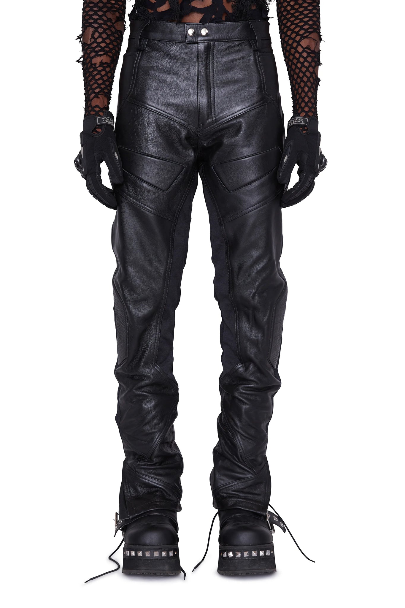 Moto Leather Trouser