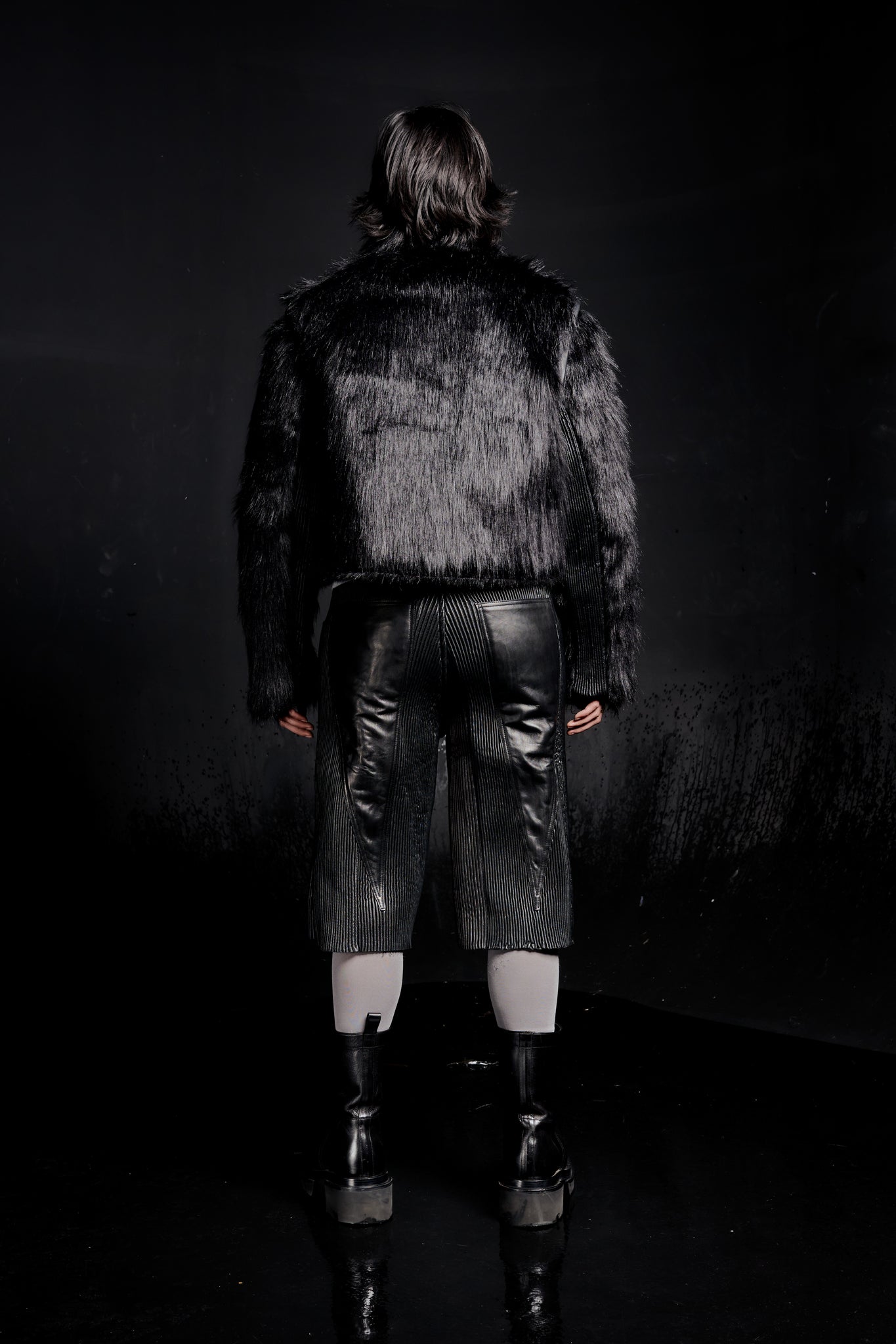 Sable Fur Bomber Jacket