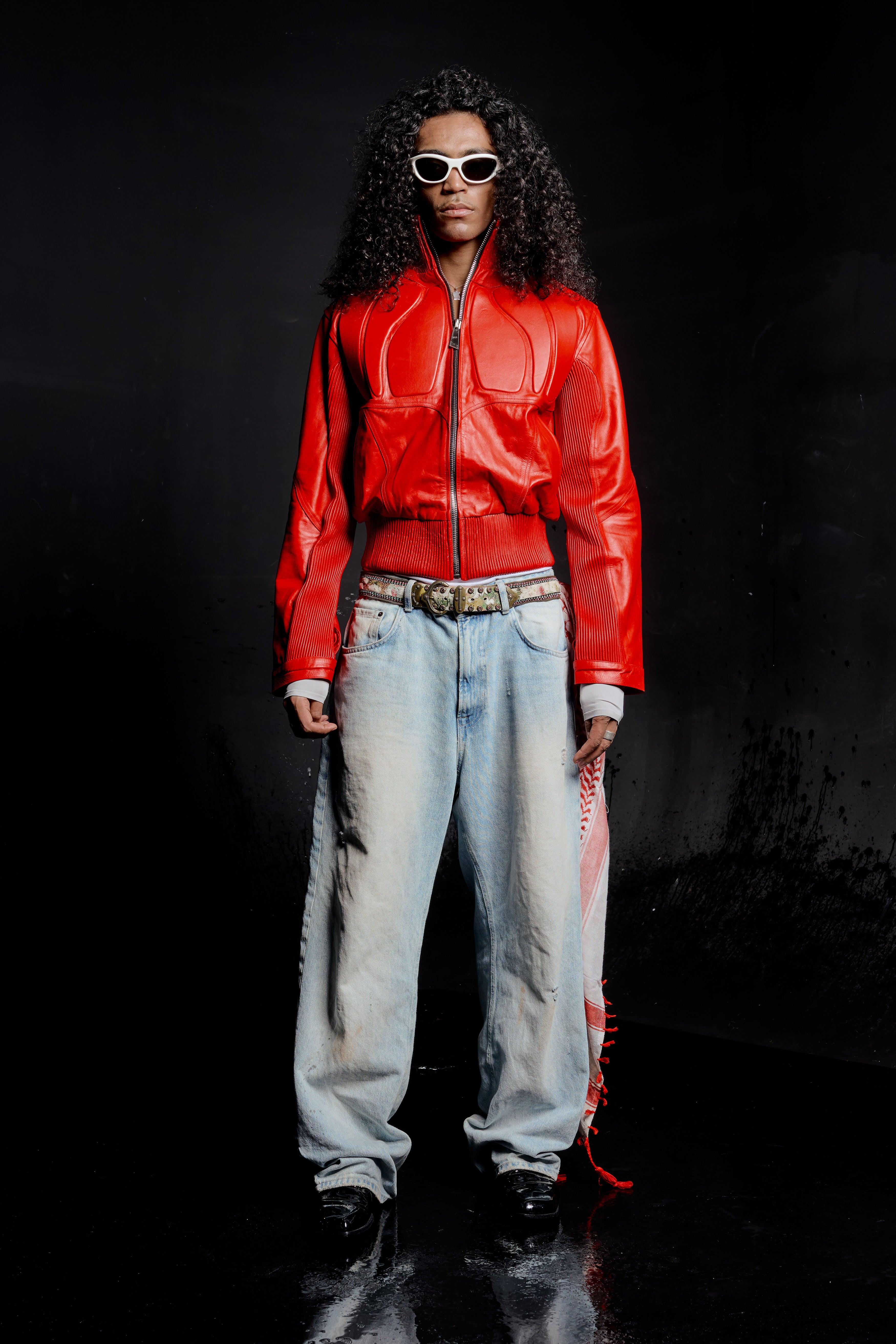 Vash Leather Smoking Jacket – ap0cene